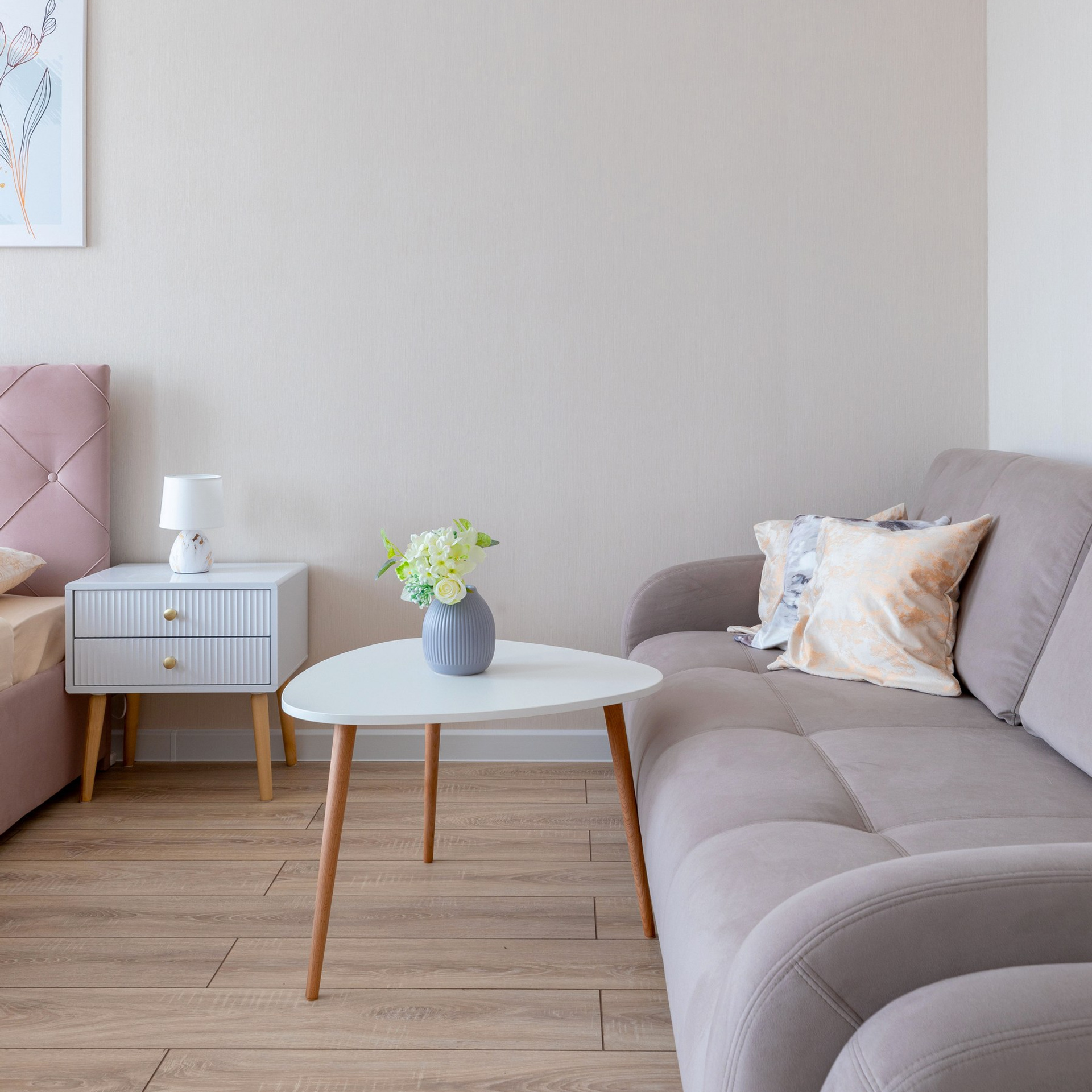 Съёмка 1 ком. кв. у метро Международная. Интерьерный фотограф в Санкт-Петербурге, Ленинградской области и в Москве Николай Щербаков