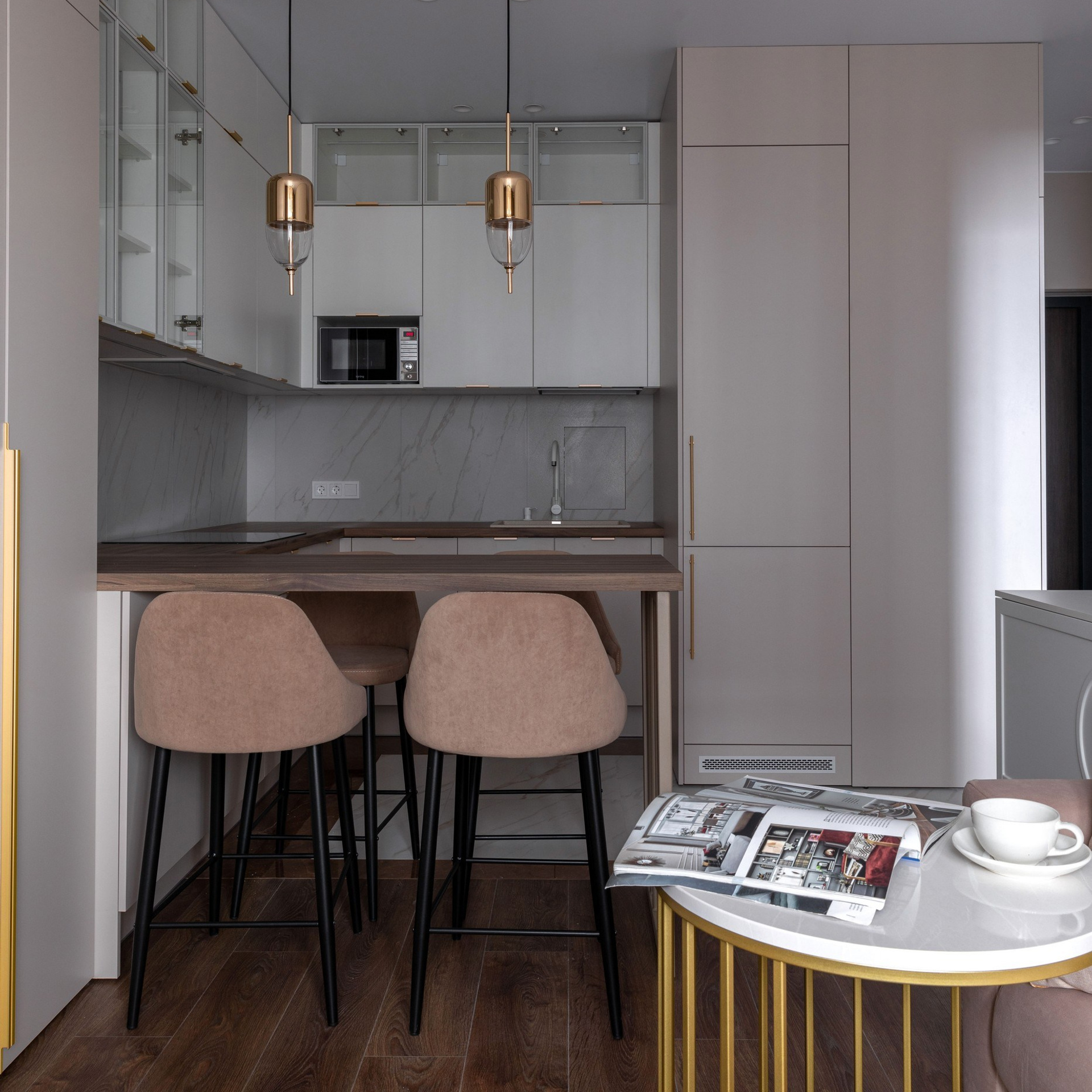 Фотосъёмка реализованного дизайн проекта в Жк Стрижи. Интерьерный фотограф в Санкт-Петербурге, Ленинградской области и в Москве Николай Щербаков