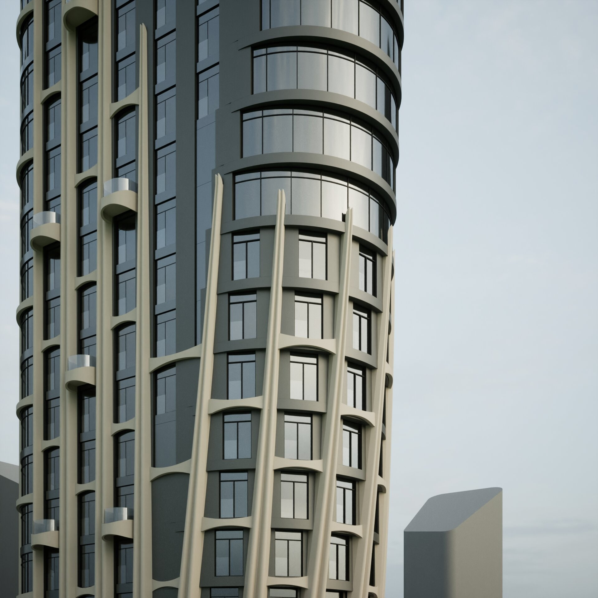 Фасад. Архитектор-визуализатор Ян Манжос