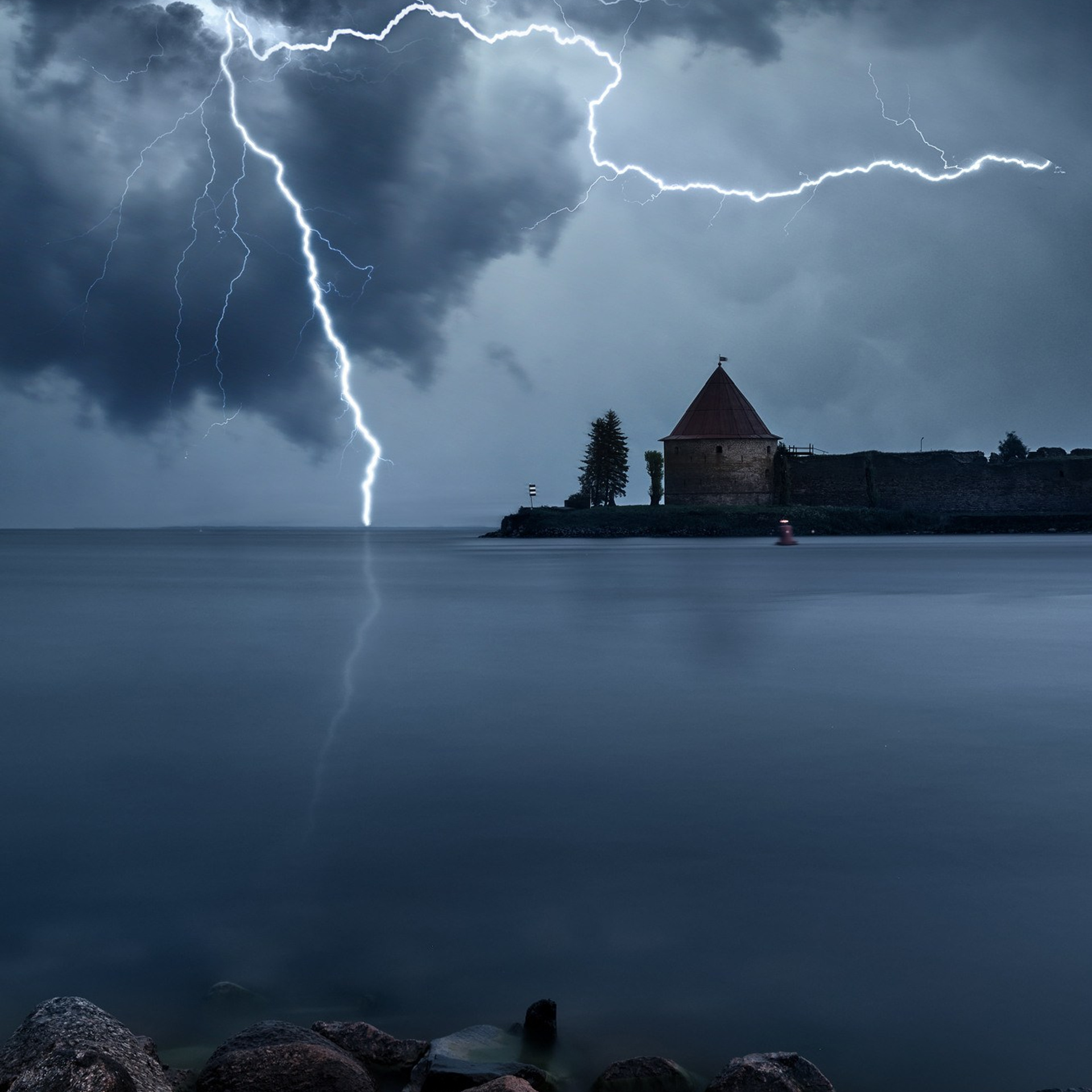 Съёмка молний. Фотограф Константин Шамин