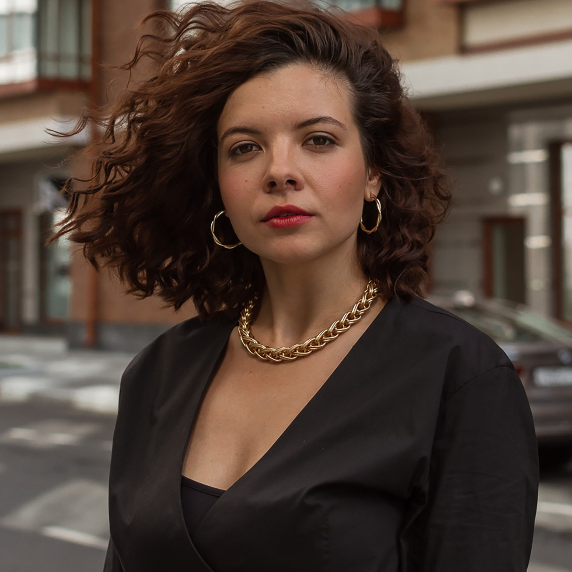 Катя. Уличная контент-съемка