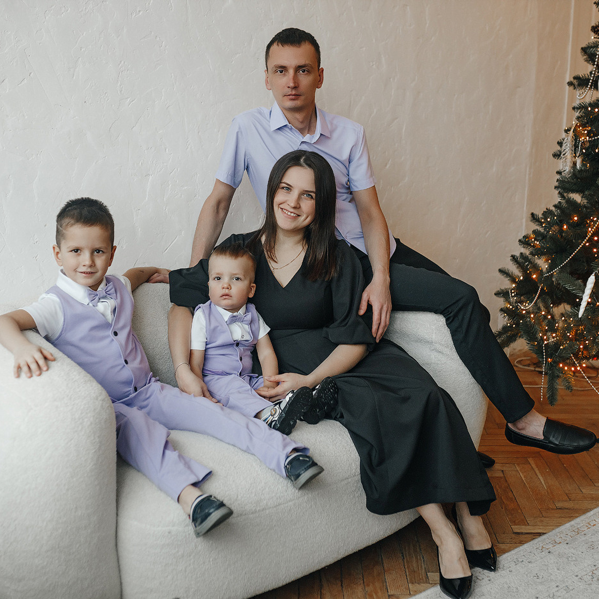 Семейная новогодняя фотоистория