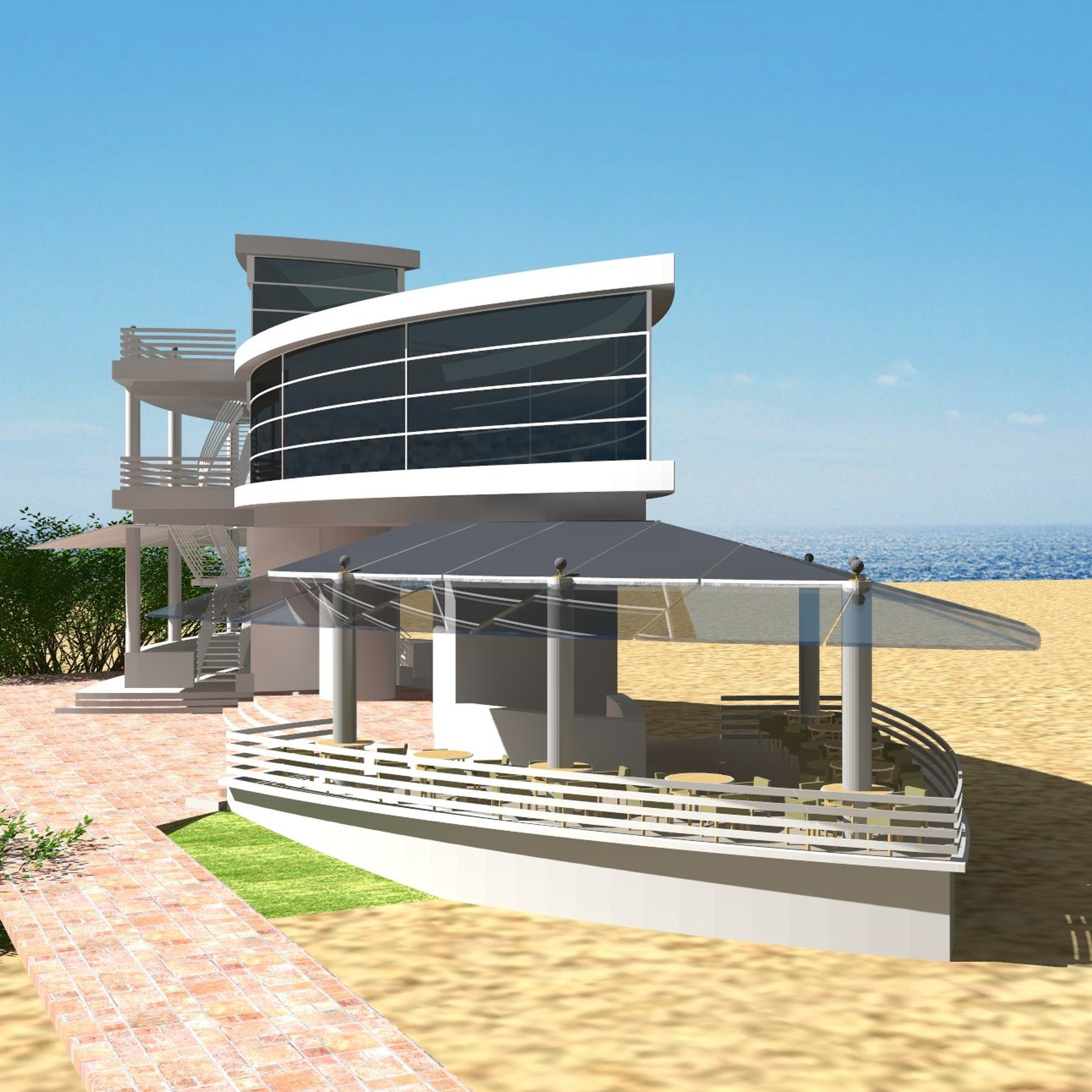 2009 / Морское курортное кафе / Анапа