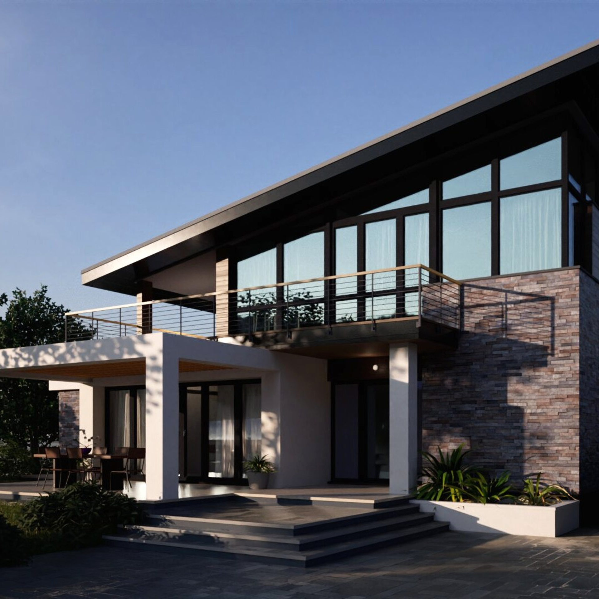 2025 / Архитектурный проект коттеджа / Крым