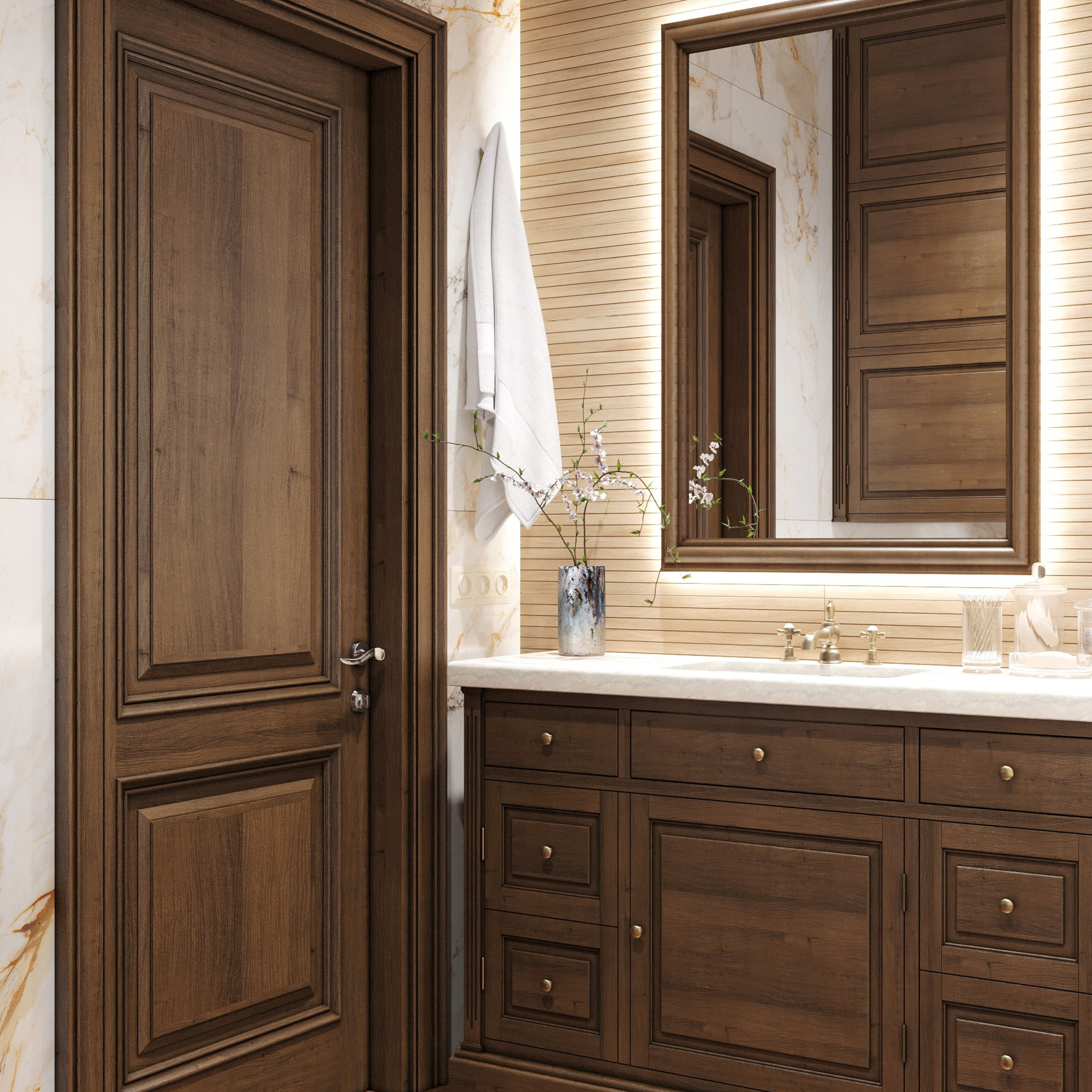 Ванная на втором этаже