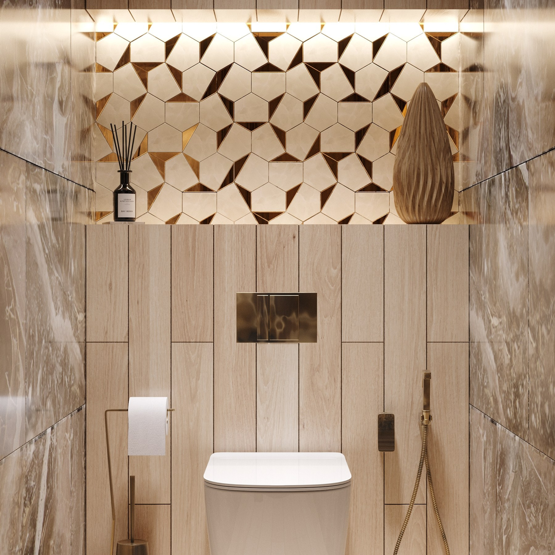 Санузел на втором этаже