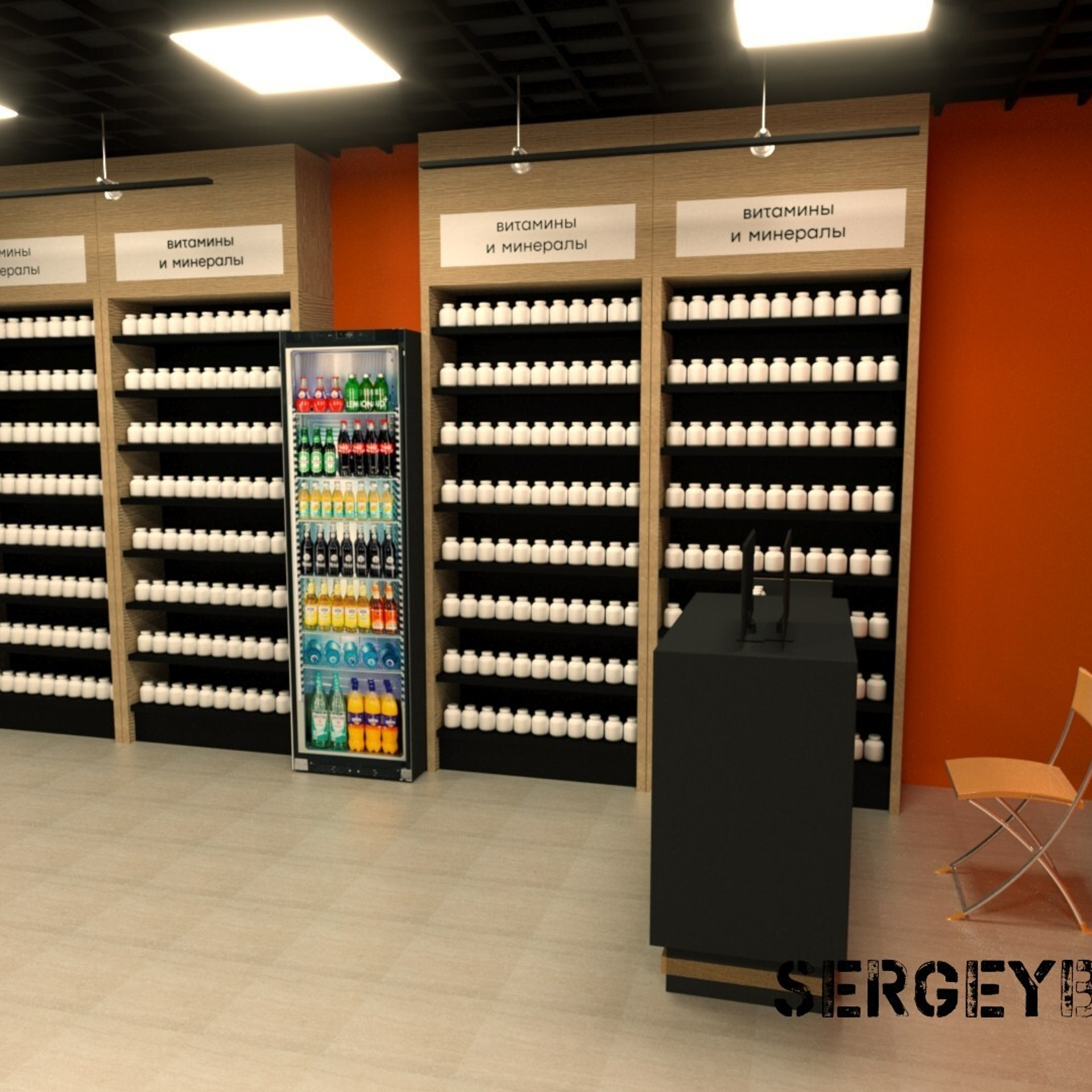 3D визуализация торговой точки, магазина, островка в Нижнем Новгороде — заказать услугу