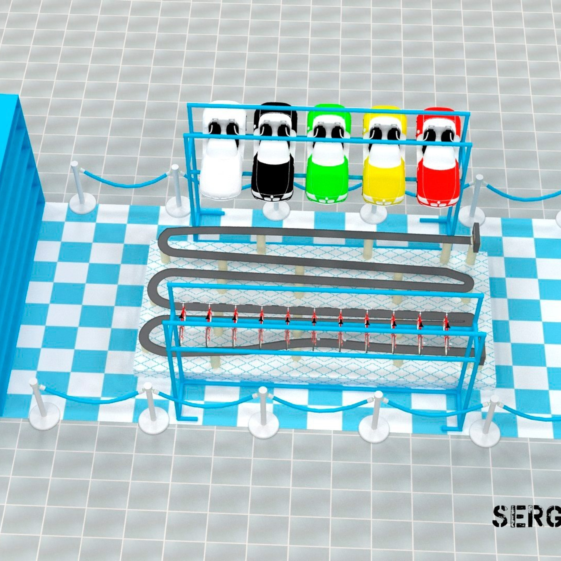 3D визуализация торговой точки, магазина, островка в Минске — заказать услугу