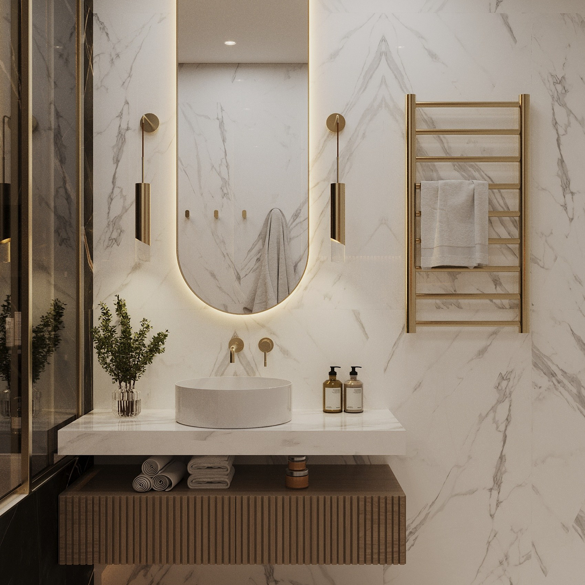 Интерьер квартиры 50 м². Дизайн Интерьера | Санкт-Петербург | Ростов-на-Дону | MARINA MART