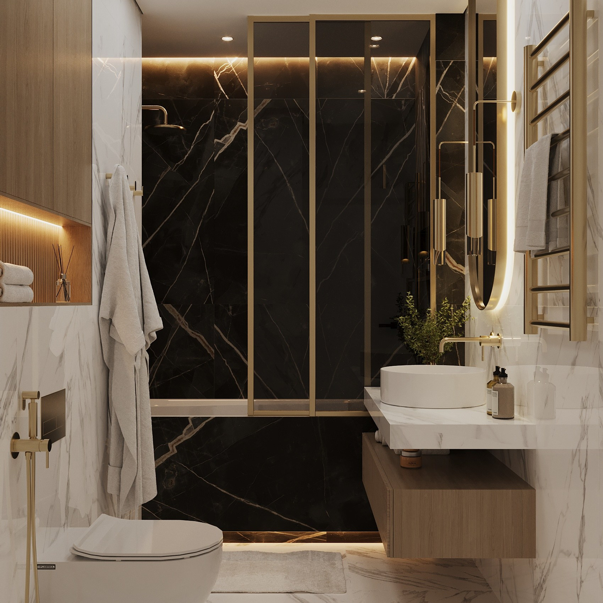 Интерьер квартиры 50 м². Дизайн Интерьера | Санкт-Петербург | Ростов-на-Дону | MARINA MART