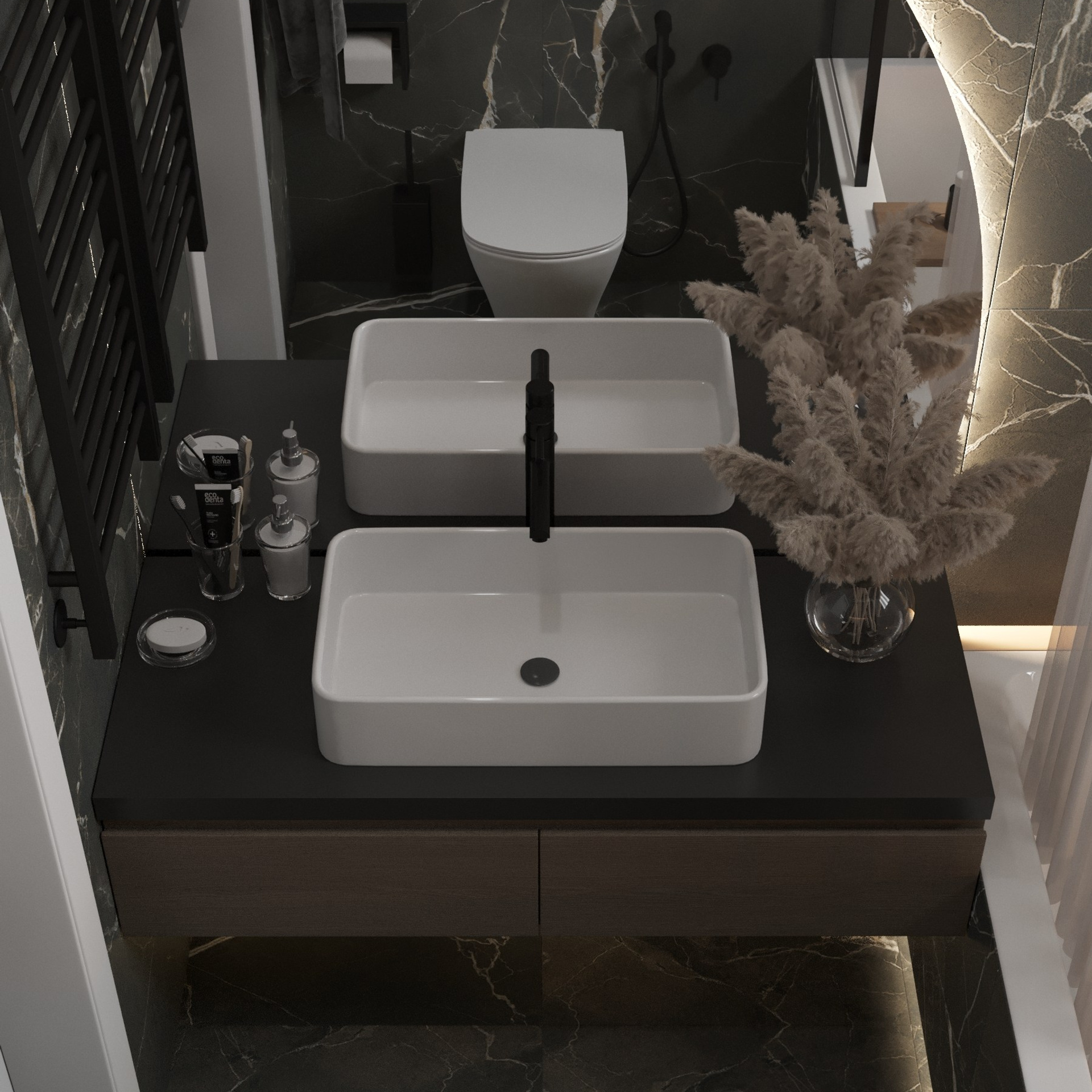 Интерьер дома 90 м². Дизайн Интерьера | Санкт-Петербург | Ростов-на-Дону | MARINA MART