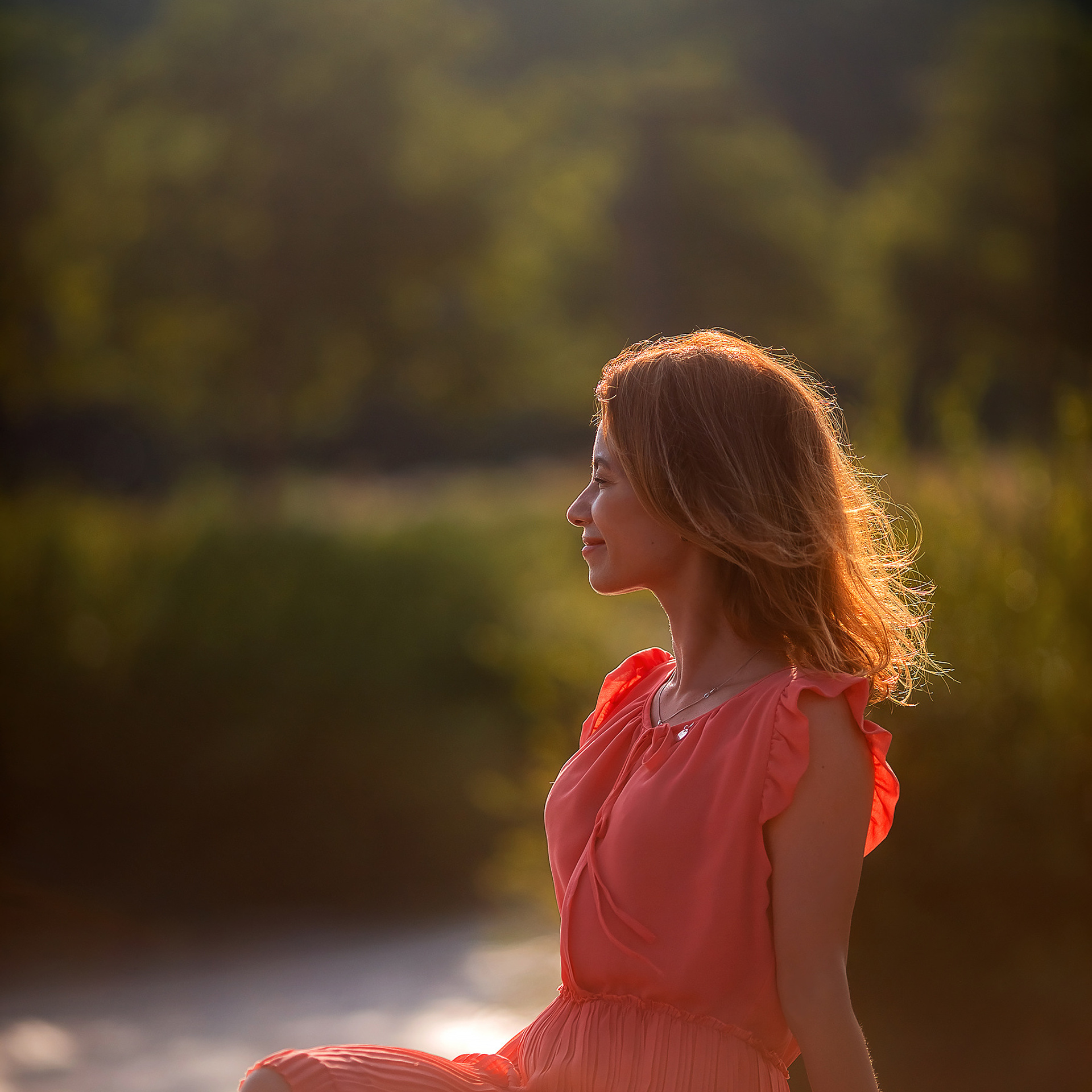 Оля. Прогулка по городу.