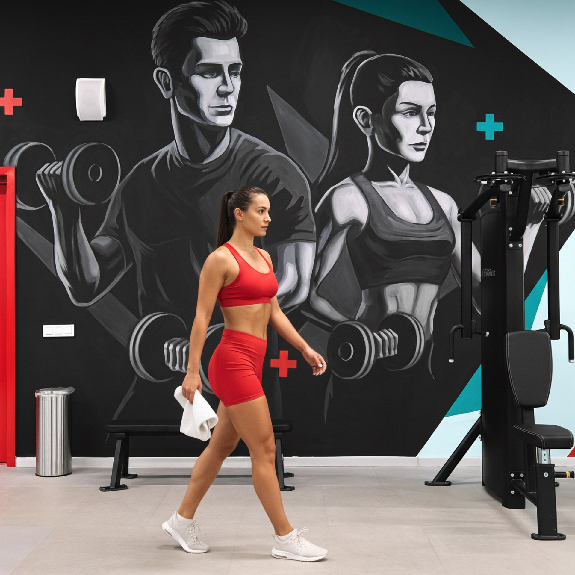 Фотосъемка интерьера спортивного центра