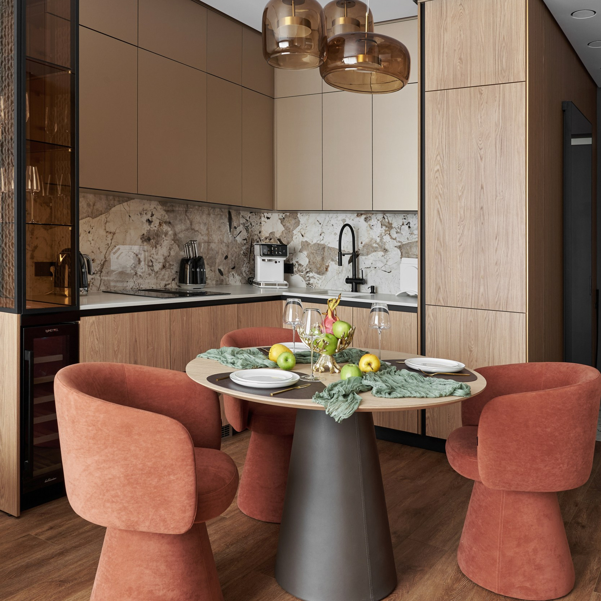 Интерьерьная фотосъемка интерьера квартиры для портфолио дизайнера