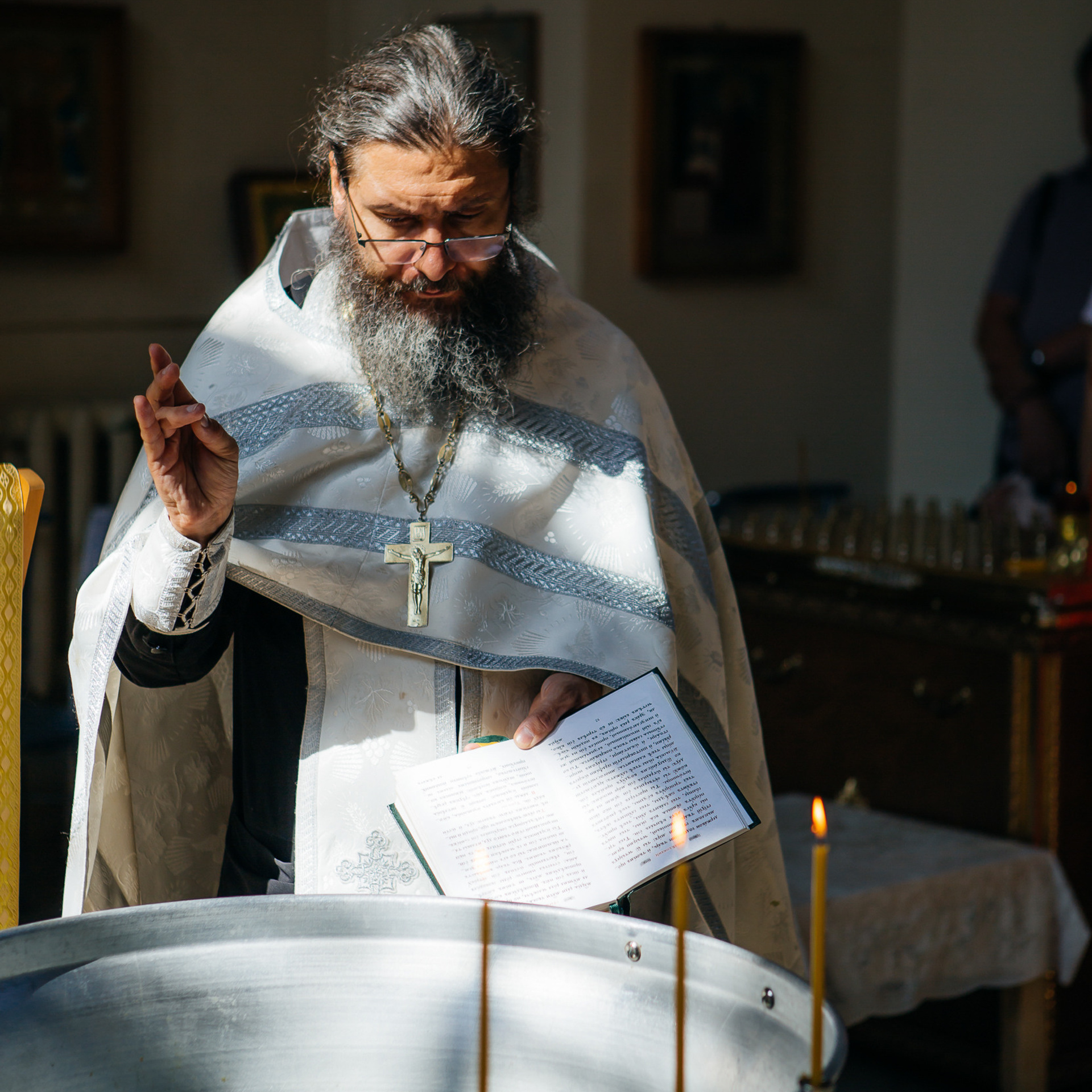 Крещение в храме Св. Космы и Дамиана Асийских