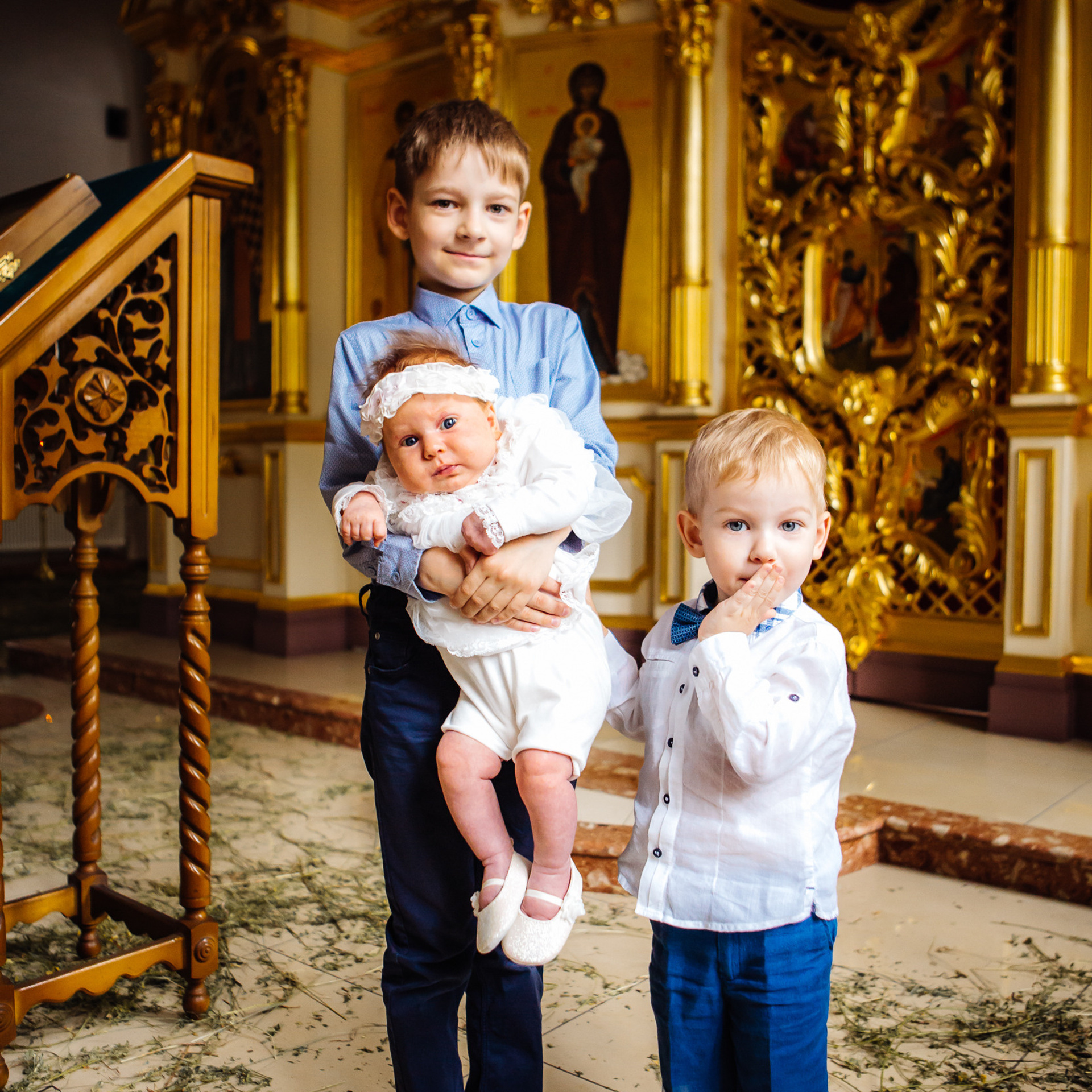 Крещение в храме Успения Пресвятой Богородицы на Могильцах