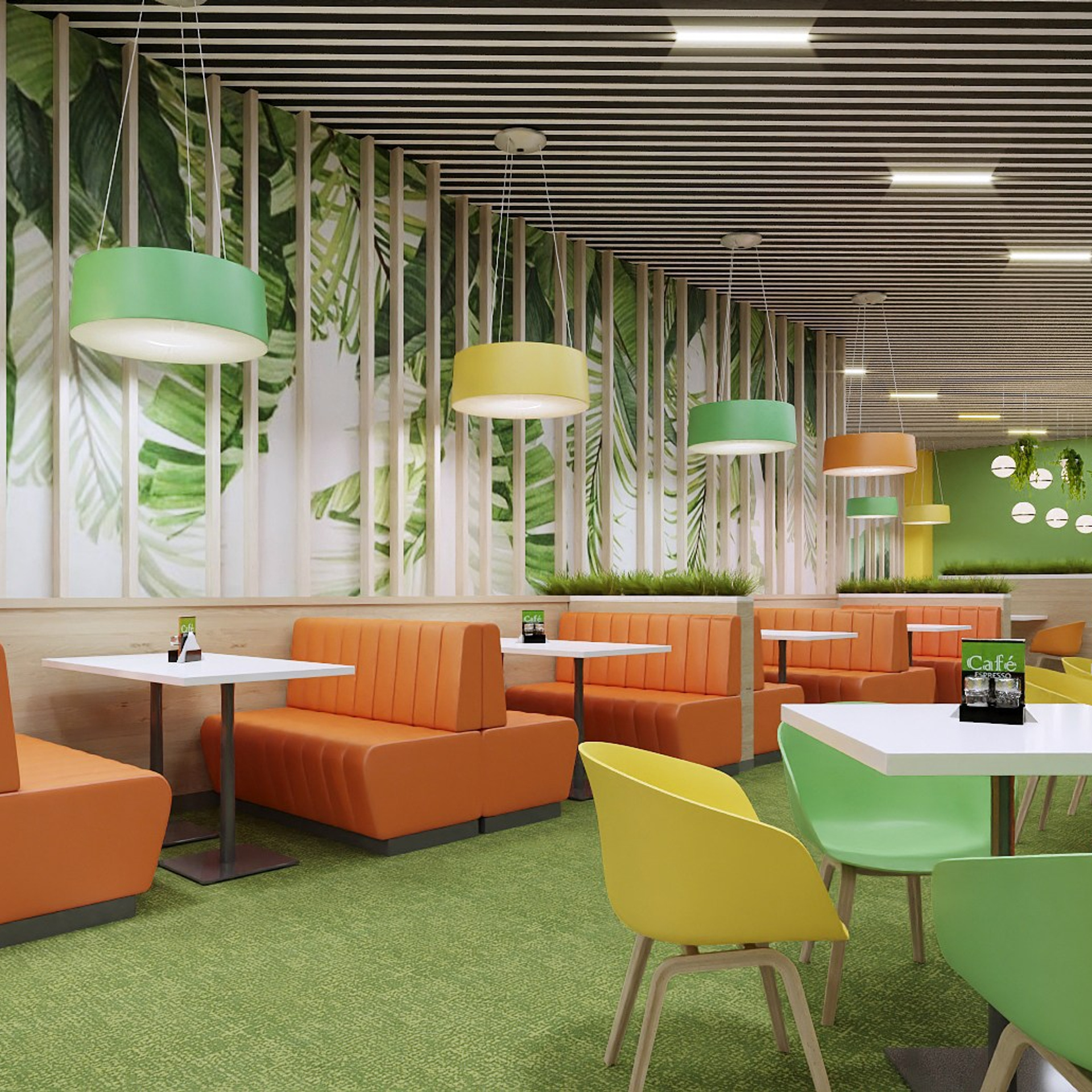 Фудкорт в ДРЦ Грин Парк, г. Нижневартовск