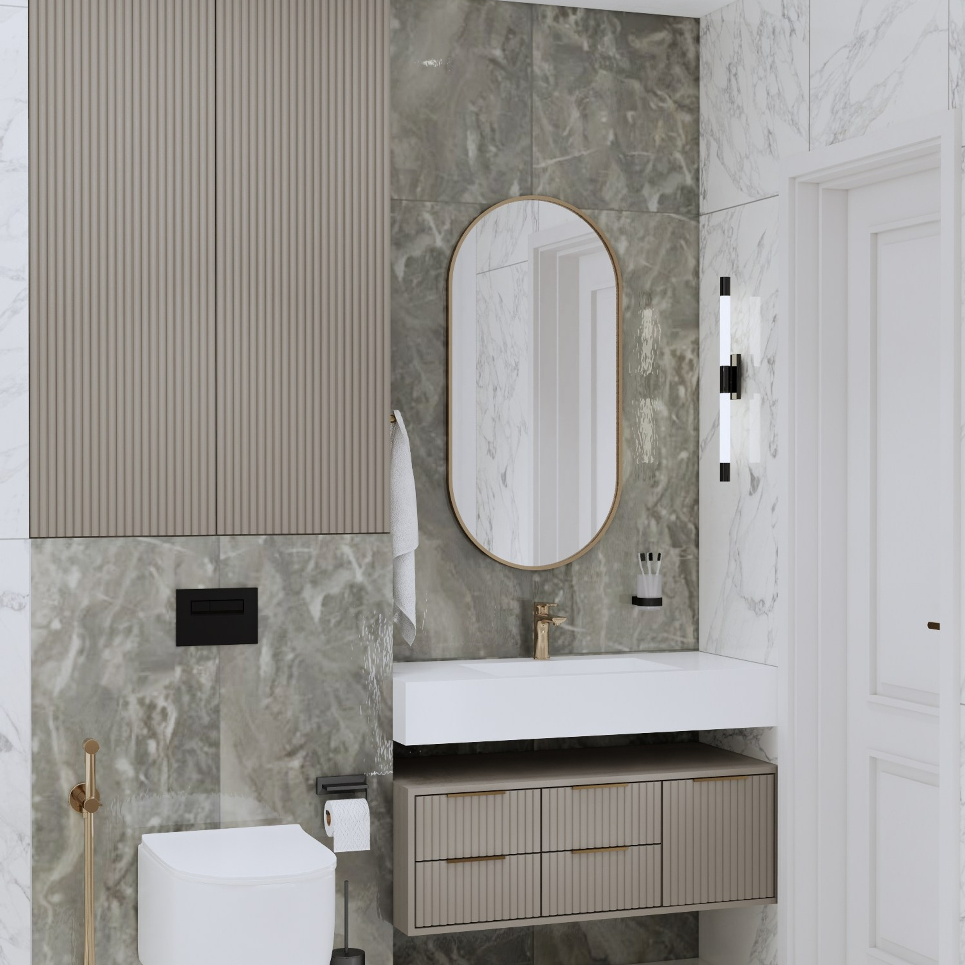 S.I.B.I.R' Bathroom | Visualization