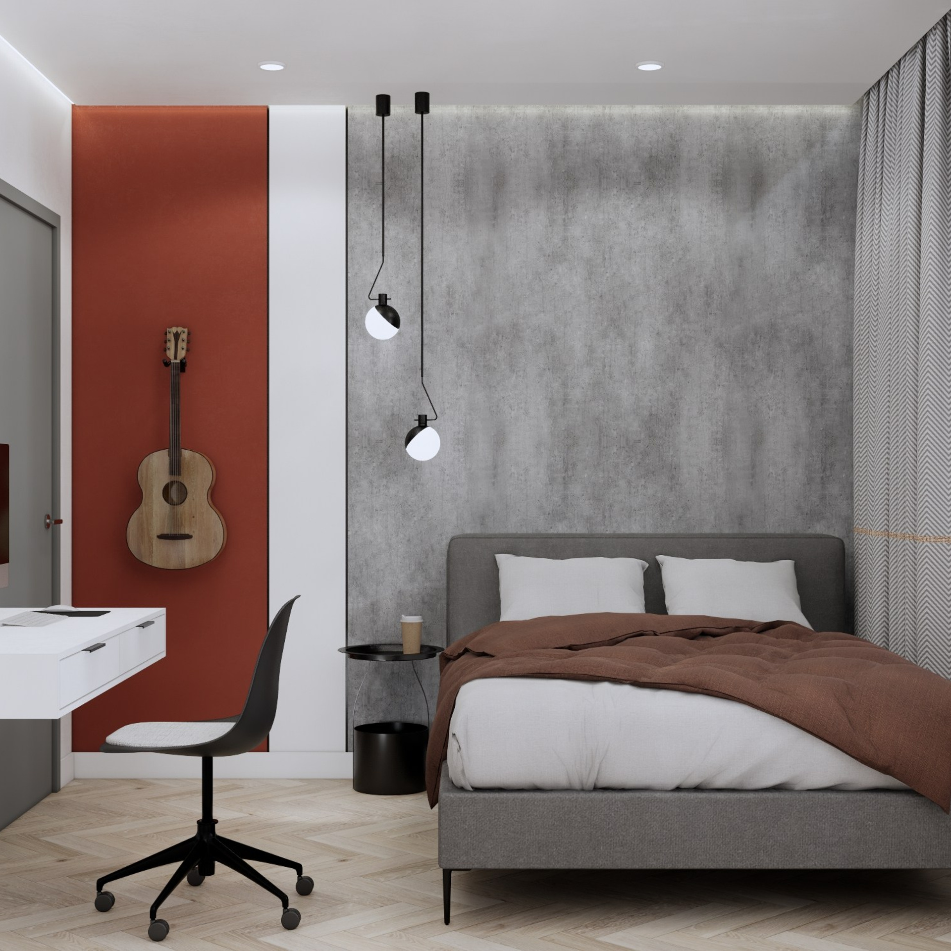 S.I.B.I.R' Teenage room | Visualization