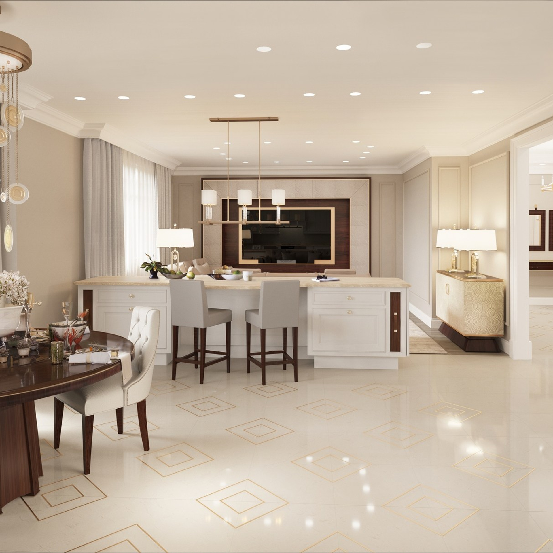 Проект квартиры 340 кв.м Премиум класса в центре Екатеринбурга