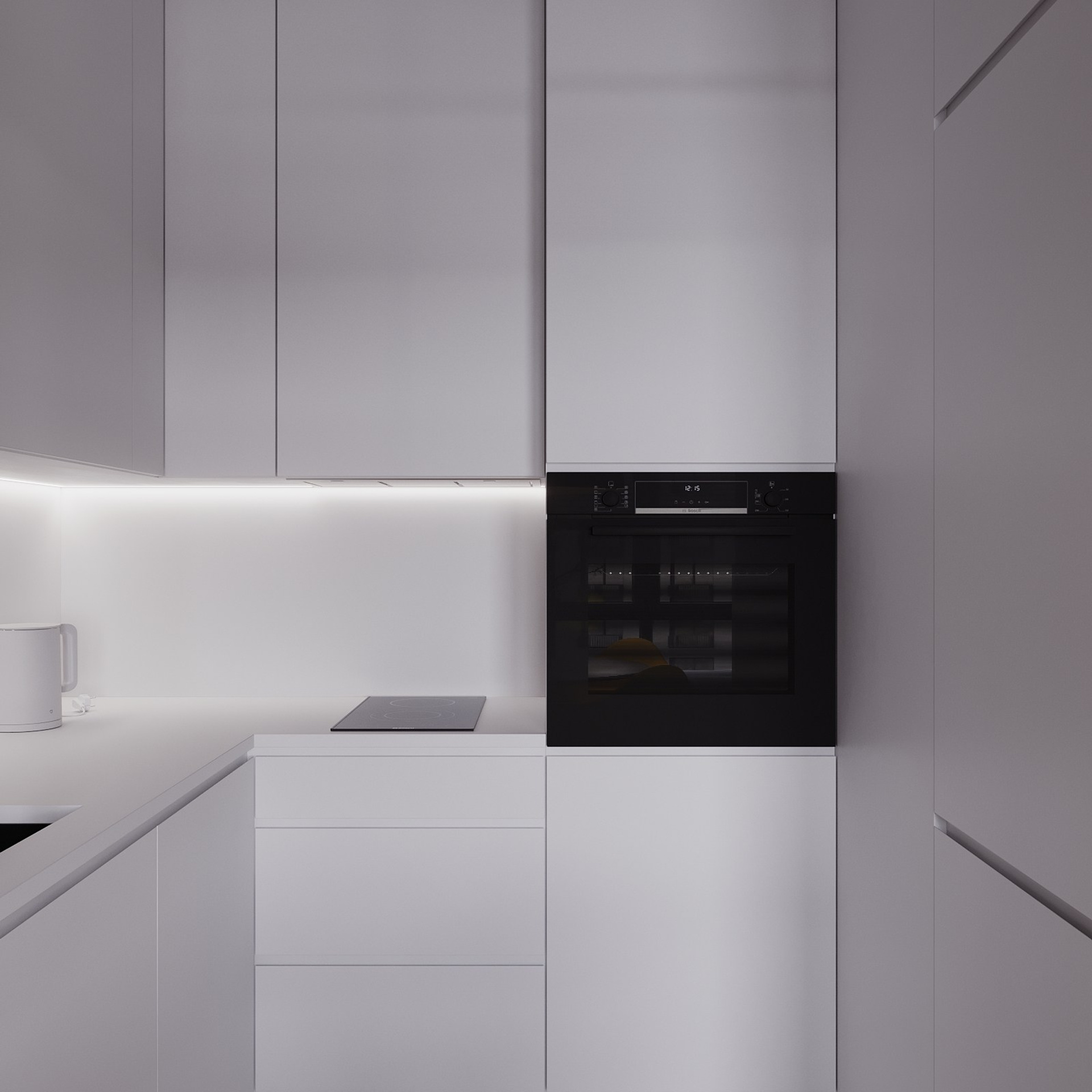 Home city. Black. Ans.render. Студия архитектурной визуализации