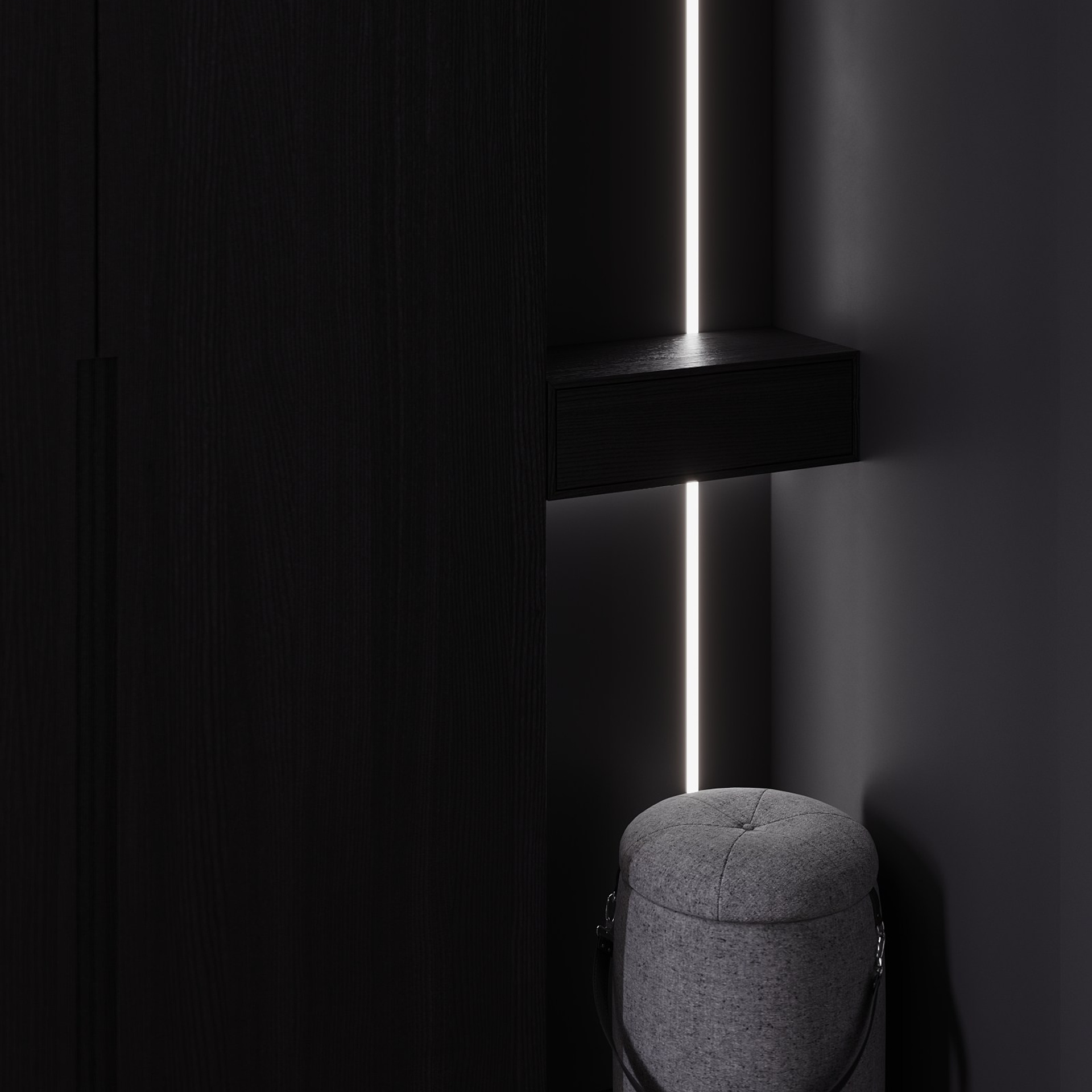 Home city. Black. Ans.render. Студия архитектурной визуализации