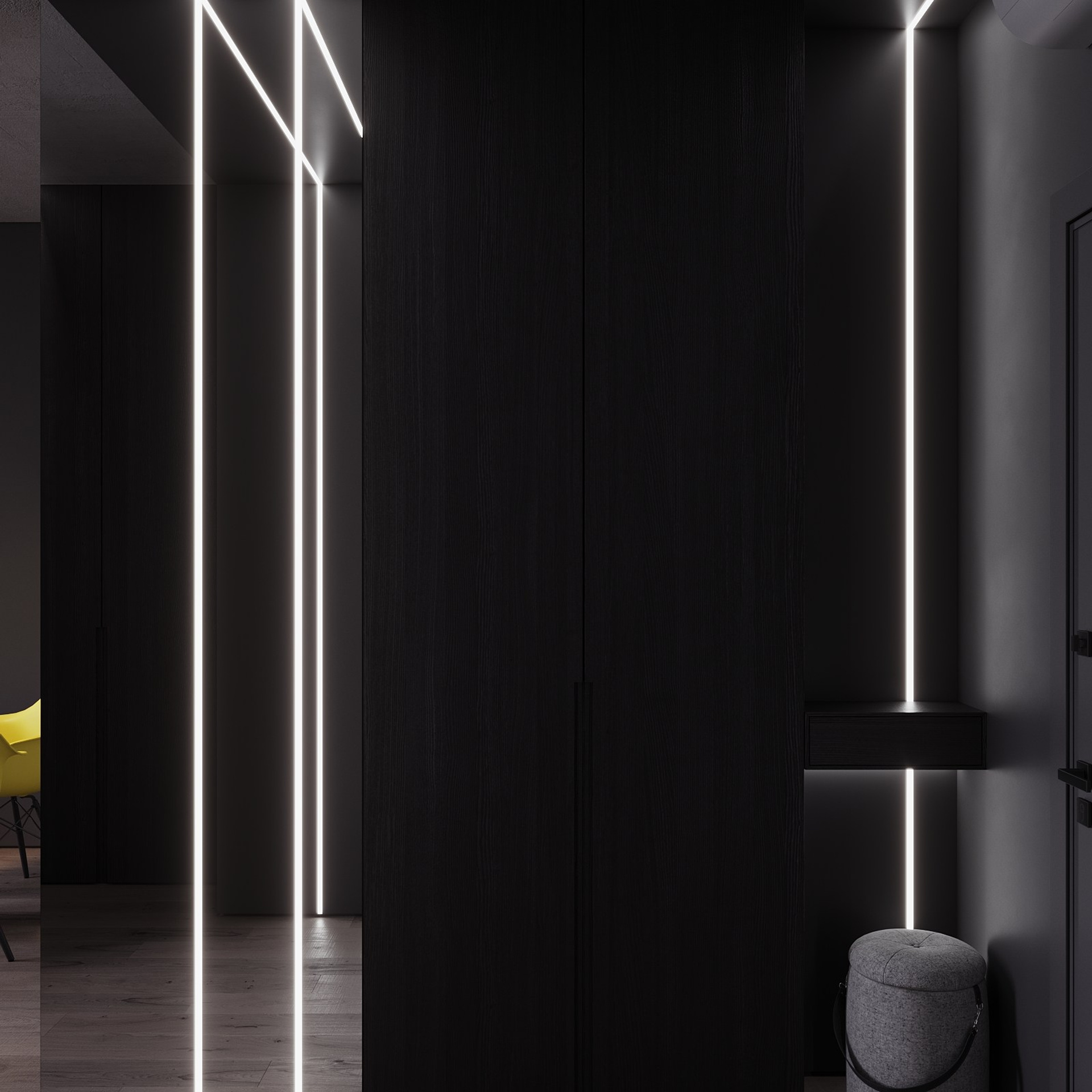 Home city. Black. Ans.render. Студия архитектурной визуализации