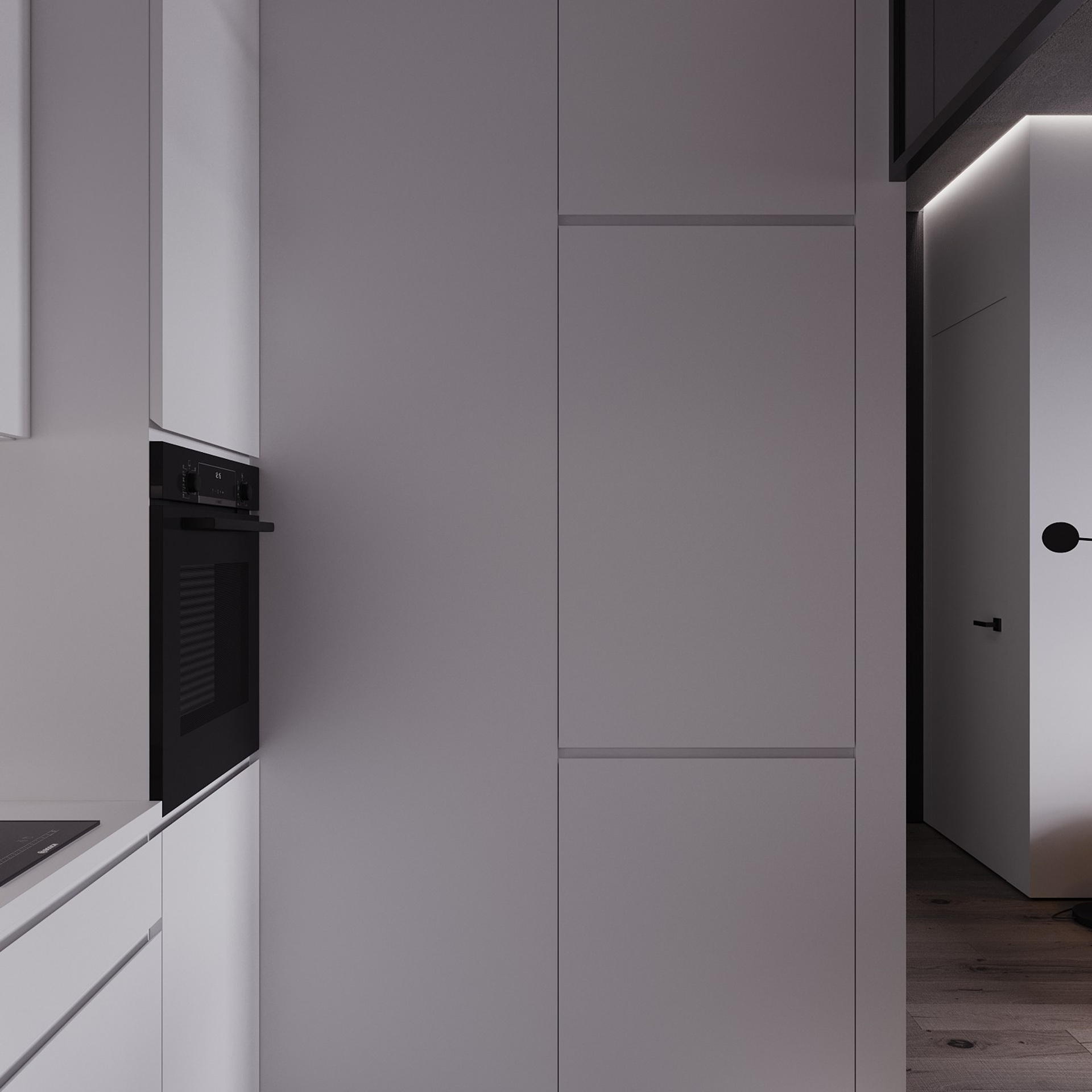 Home city. Black. Ans.render. Студия архитектурной визуализации