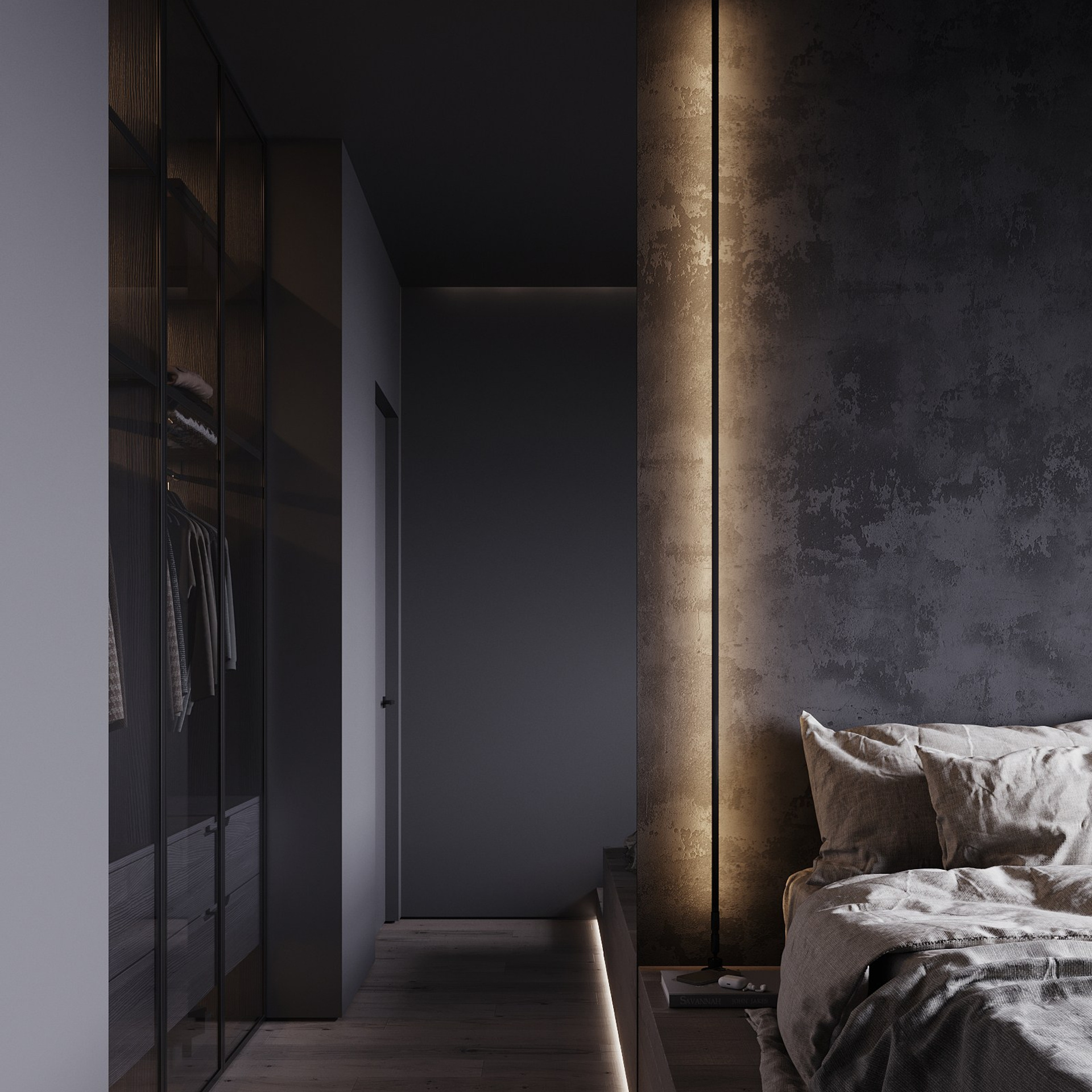 Home city. Black. Ans.render. Студия архитектурной визуализации