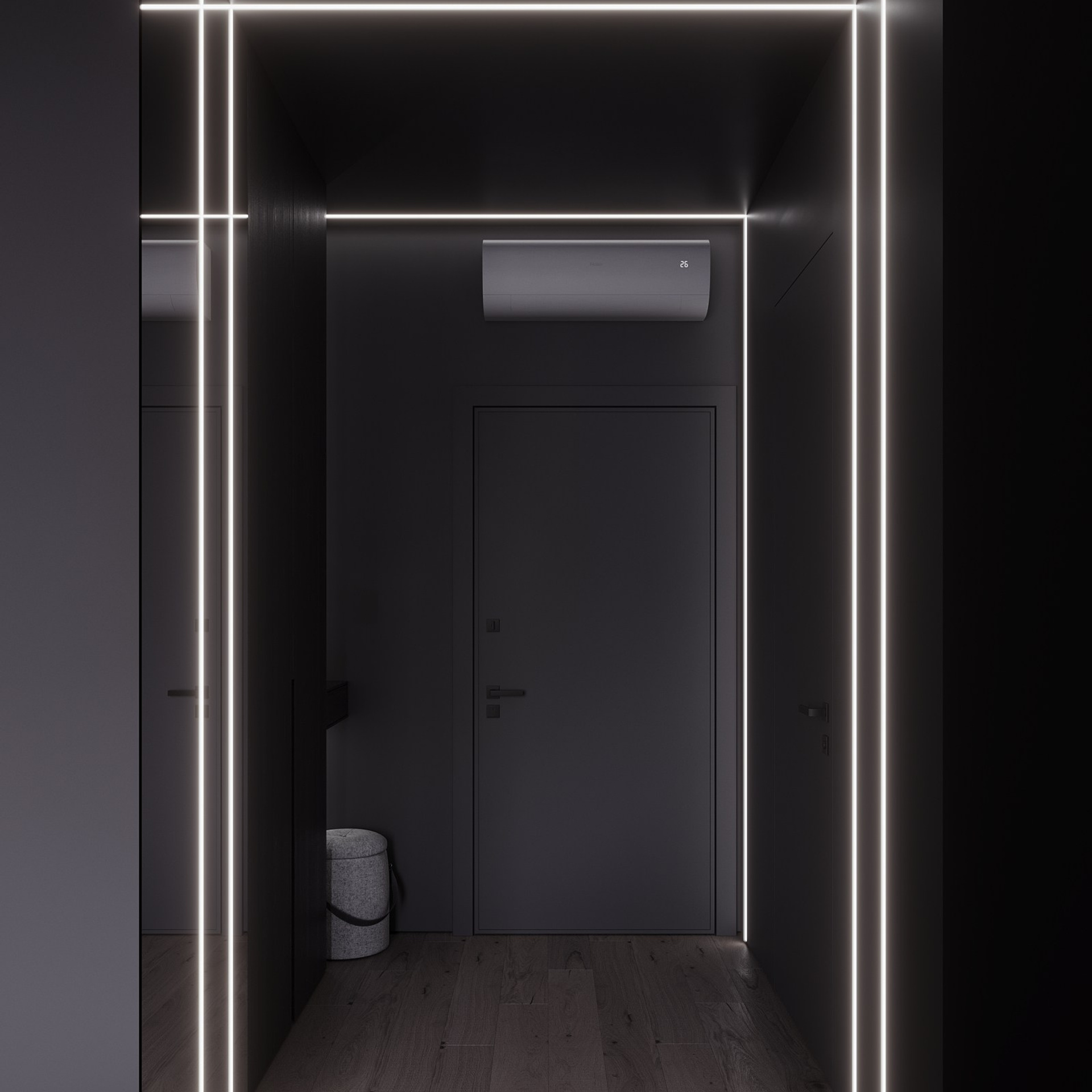 Home city. Black. Ans.render. Студия архитектурной визуализации