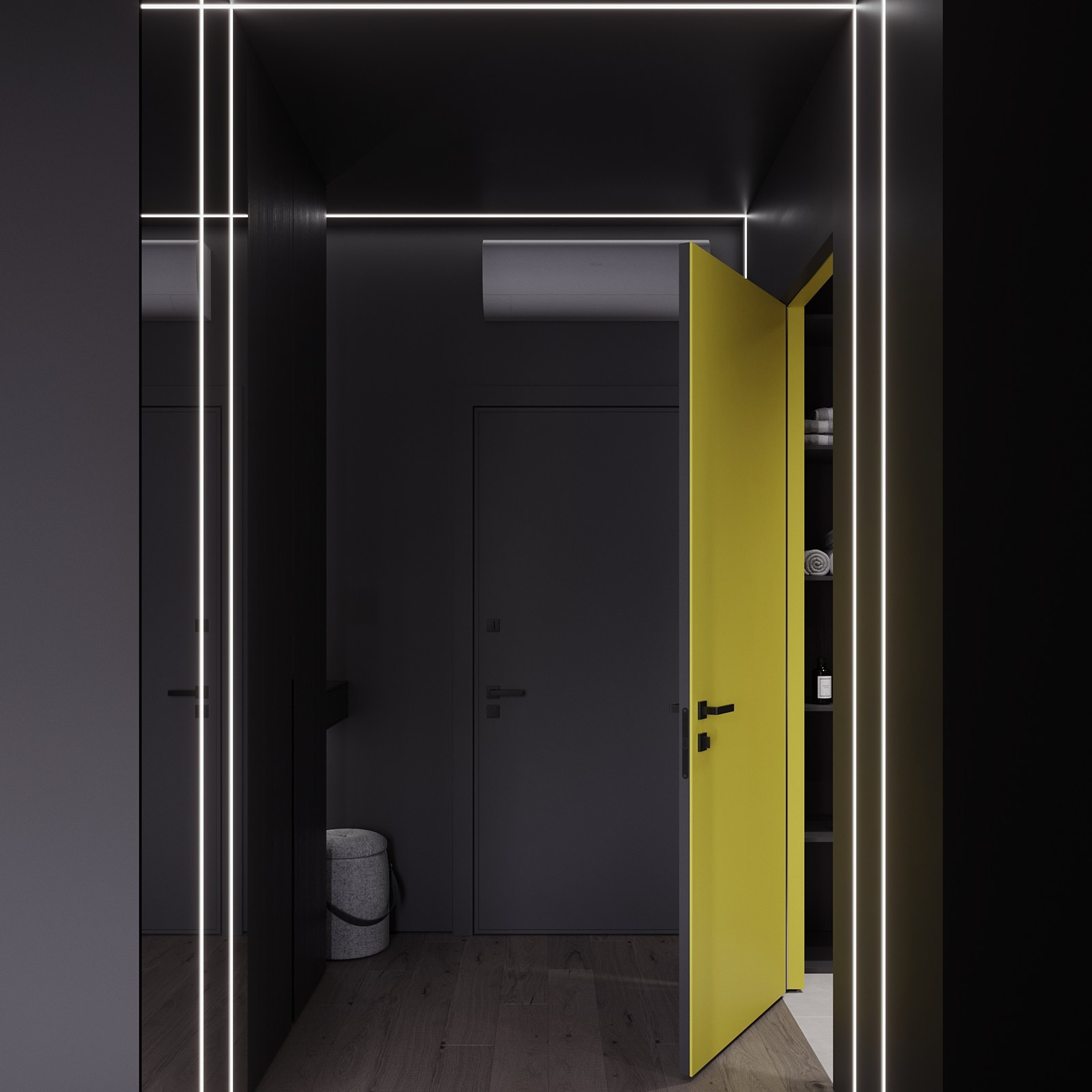 Home city. Black. Ans.render. Студия архитектурной визуализации