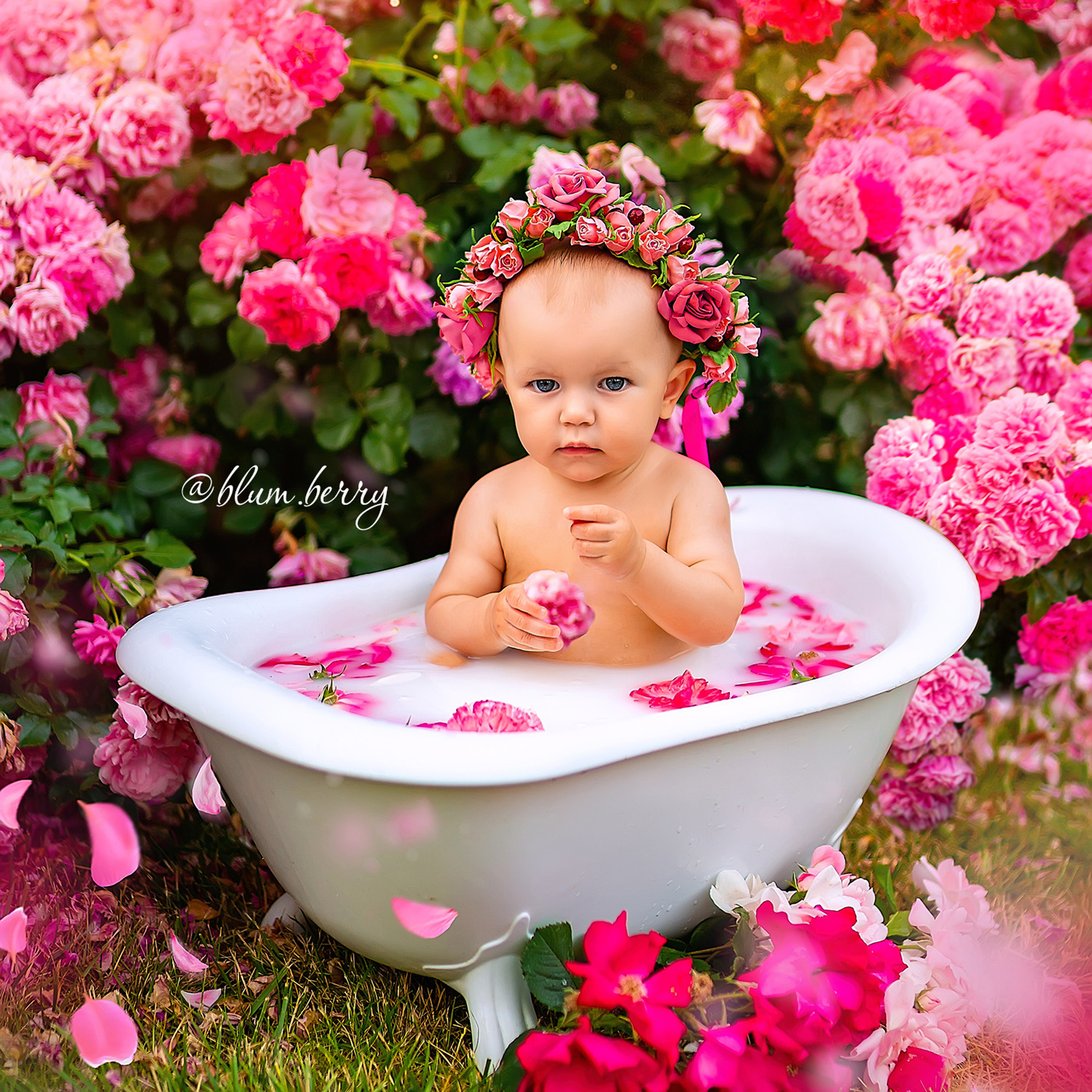 Розовый сад. Детский и семейный фотограф в Краснодаре Анастасия Blumberry