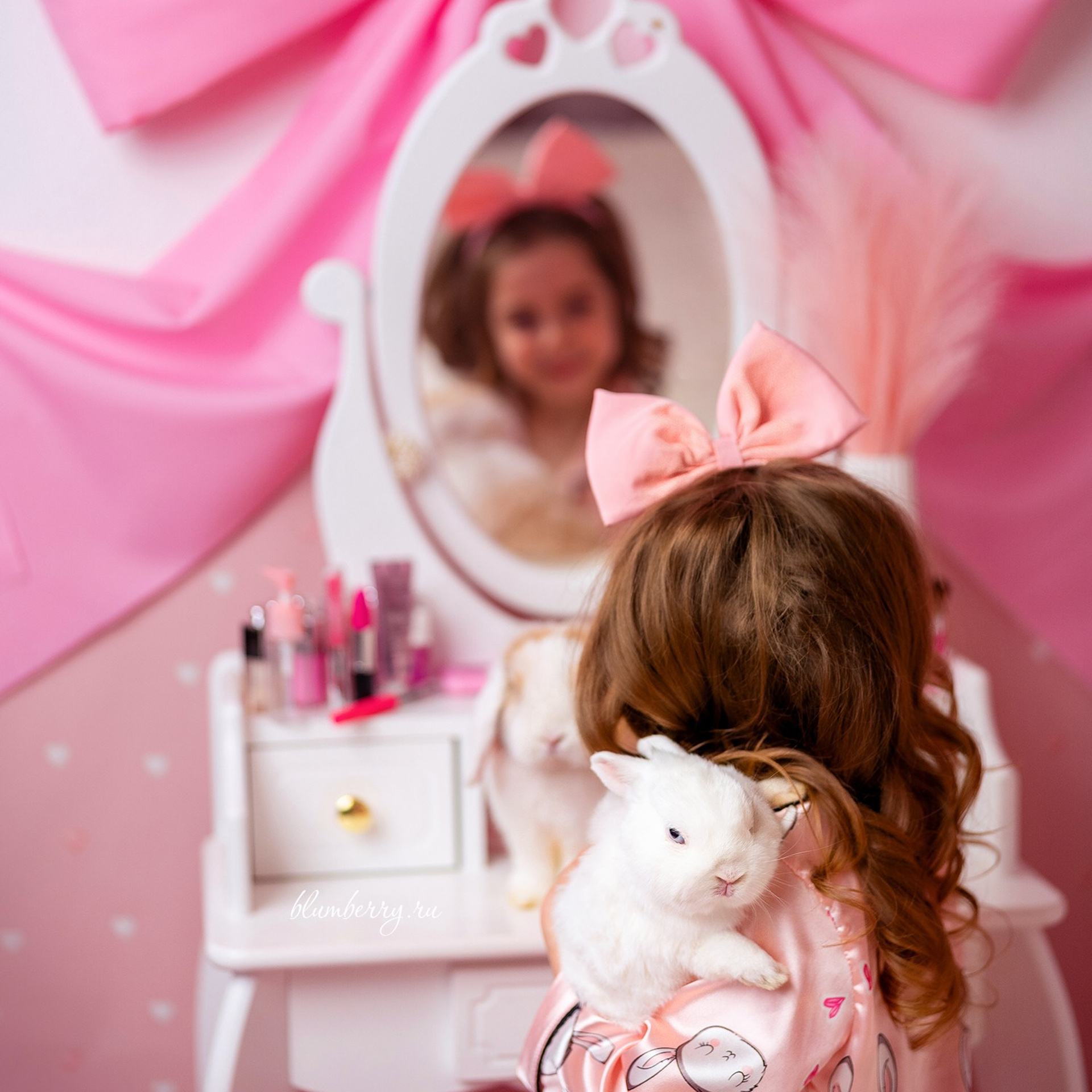 Пижамная вечеринка с кроликами. Детский и семейный фотограф в Краснодаре Анастасия Blumberry