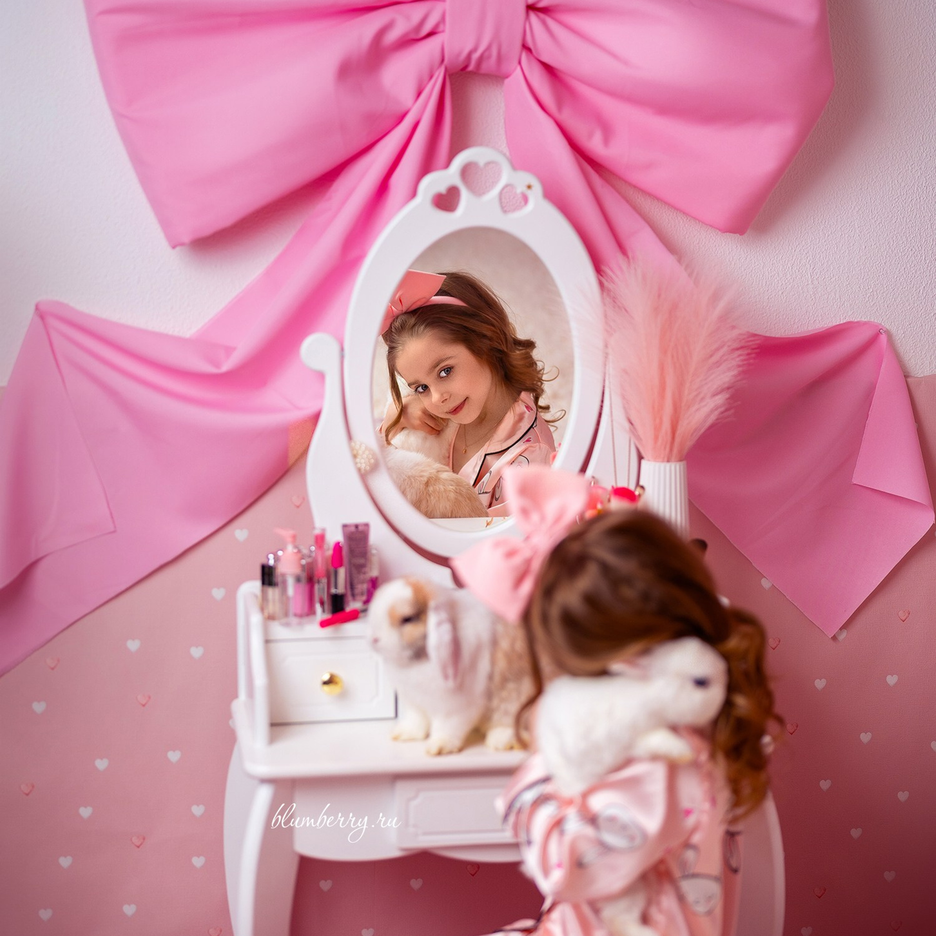 Пижамная вечеринка с кроликами. Детский и семейный фотограф в Краснодаре Анастасия Blumberry