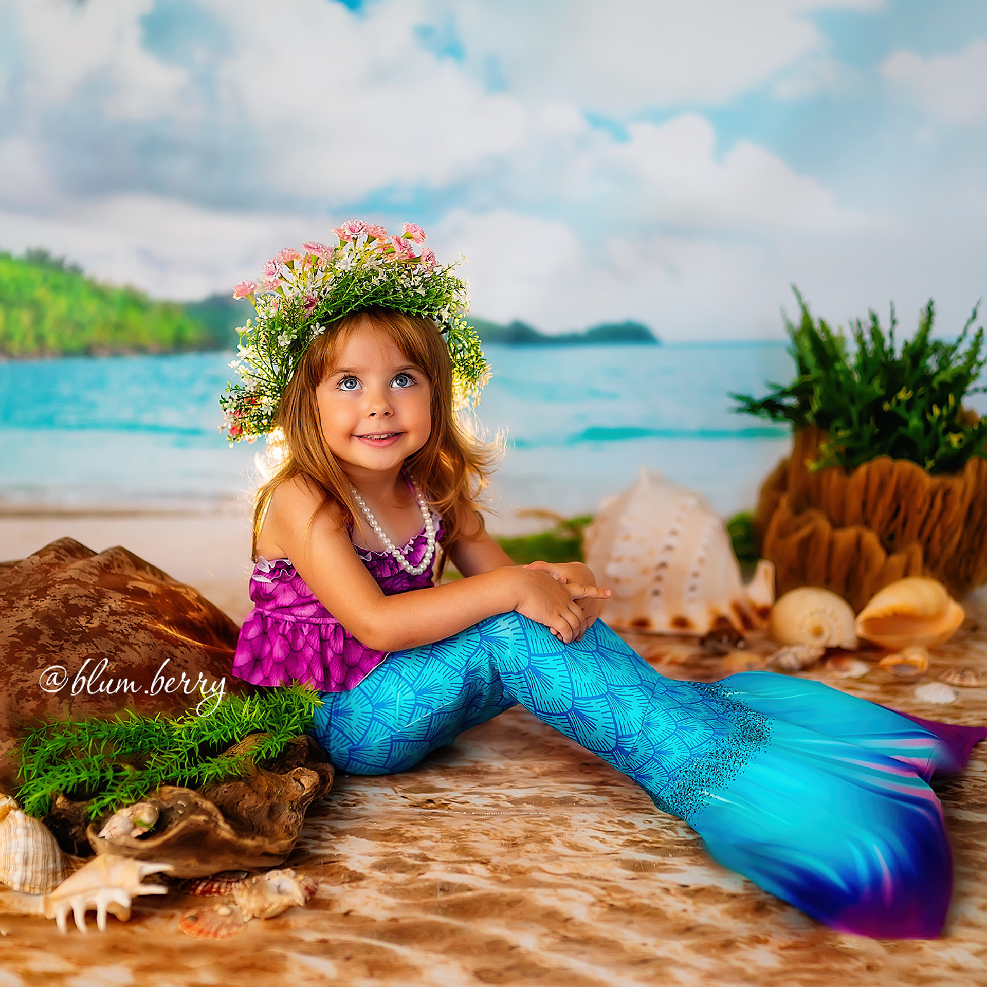 Русалочка. Детский и семейный фотограф в Краснодаре Анастасия Blumberry