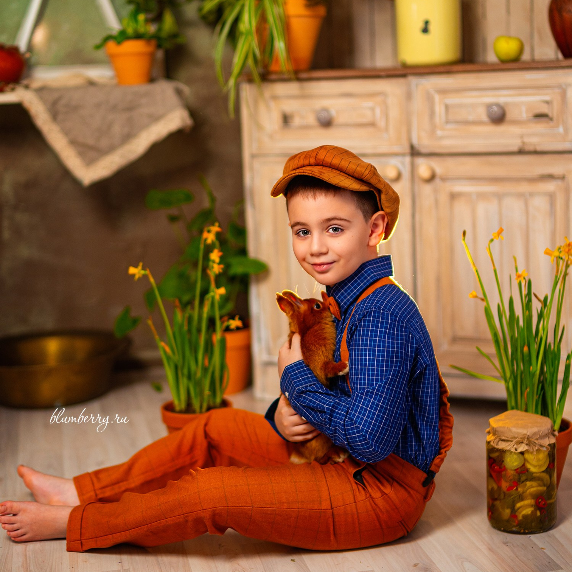 Пасха с цыплятами и кроликами. Детский и семейный фотограф в Краснодаре Анастасия Blumberry