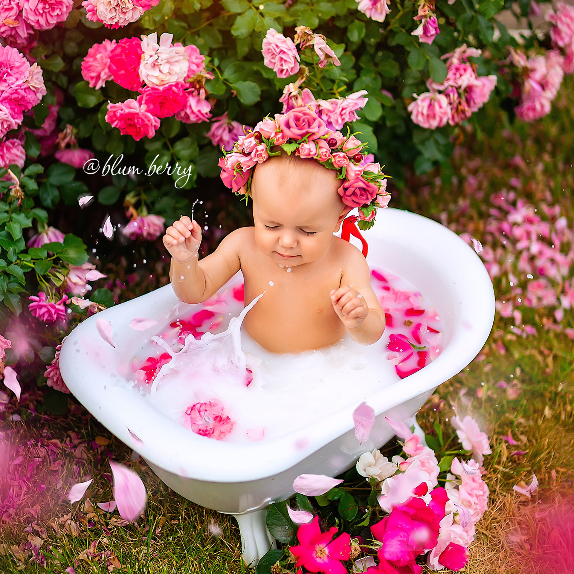 Розовый сад. Детский и семейный фотограф в Краснодаре Анастасия Blumberry