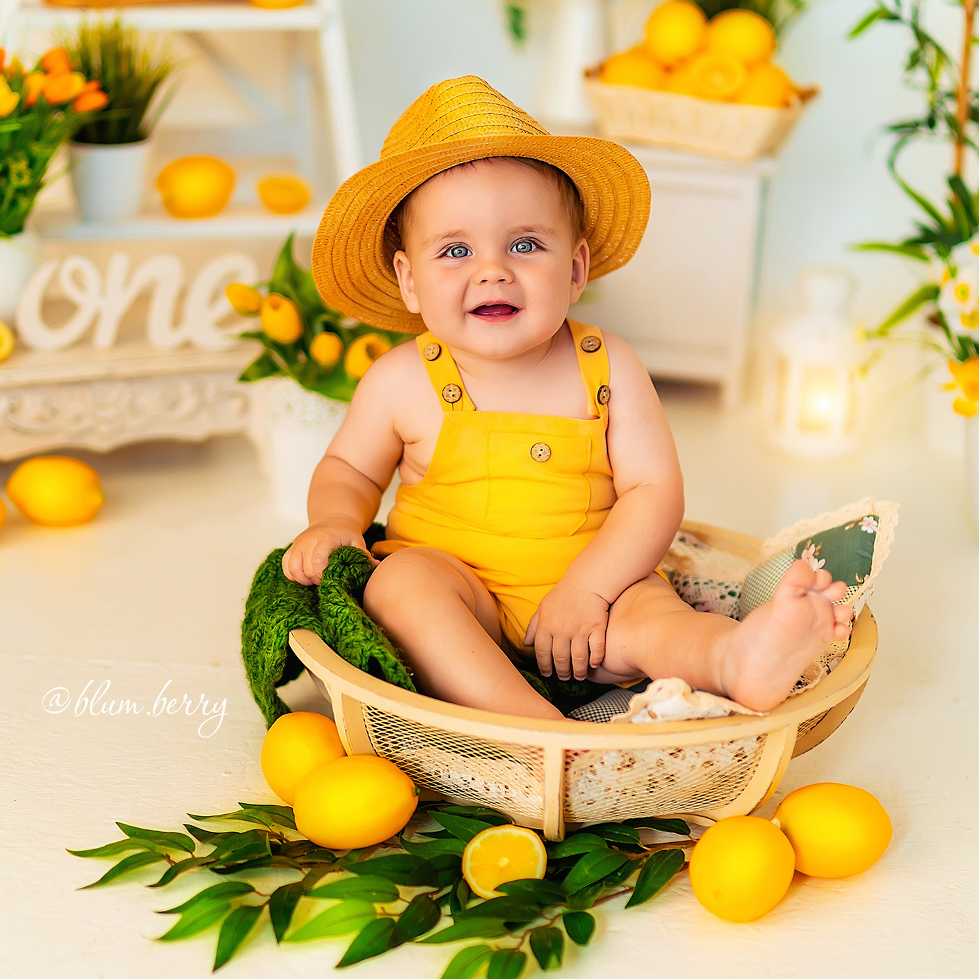 Фотосессия на годик в Краснодаре. Детский и семейный фотограф в Краснодаре Анастасия Blumberry