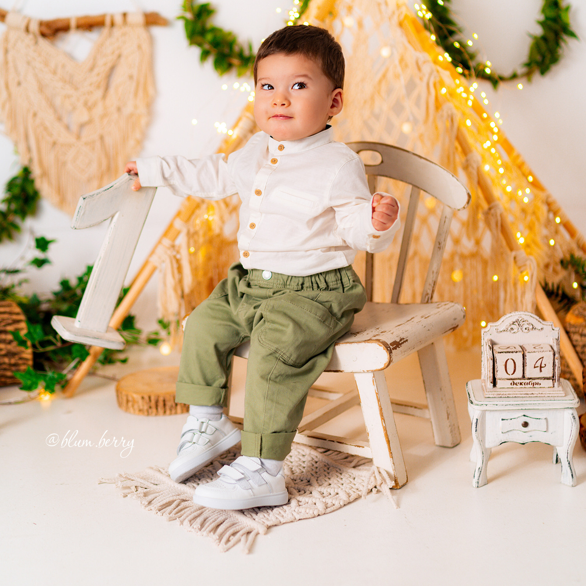 Фотосессия на годик в Краснодаре. Детский и семейный фотограф в Краснодаре Анастасия Blumberry