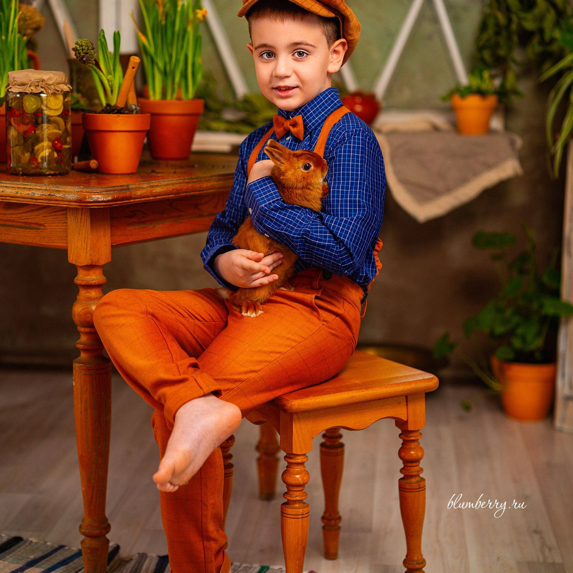 Пасха с цыплятами и кроликами. Детский и семейный фотограф в Краснодаре Анастасия Blumberry