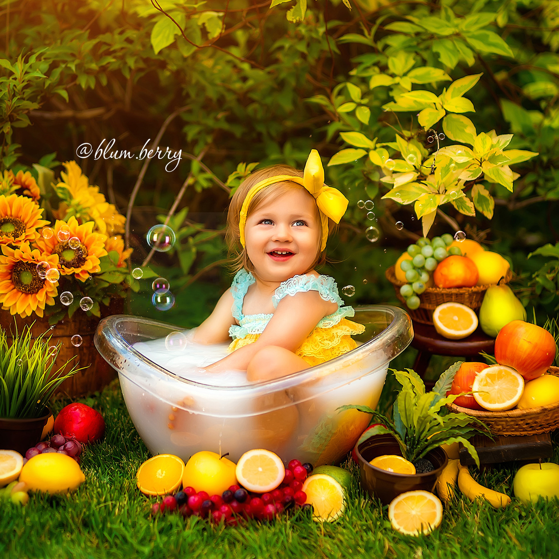 Фруктовые купашки. Детский и семейный фотограф в Краснодаре Анастасия Blumberry
