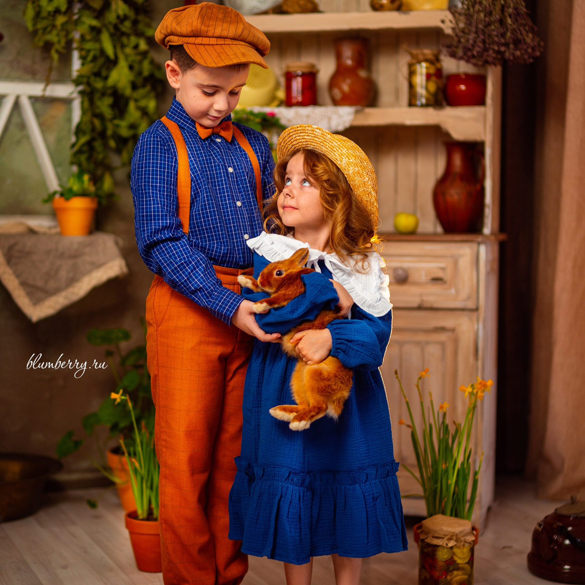 Пасха с цыплятами и кроликами. Детский и семейный фотограф в Краснодаре Анастасия Blumberry