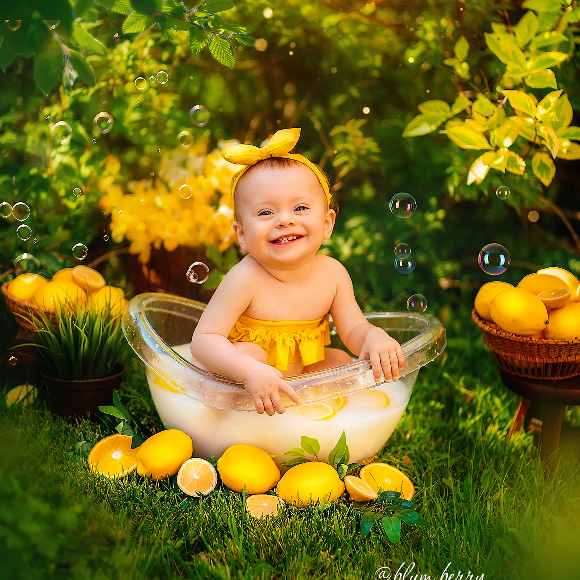 Фруктовые купашки. Детский и семейный фотограф в Краснодаре Анастасия Blumberry