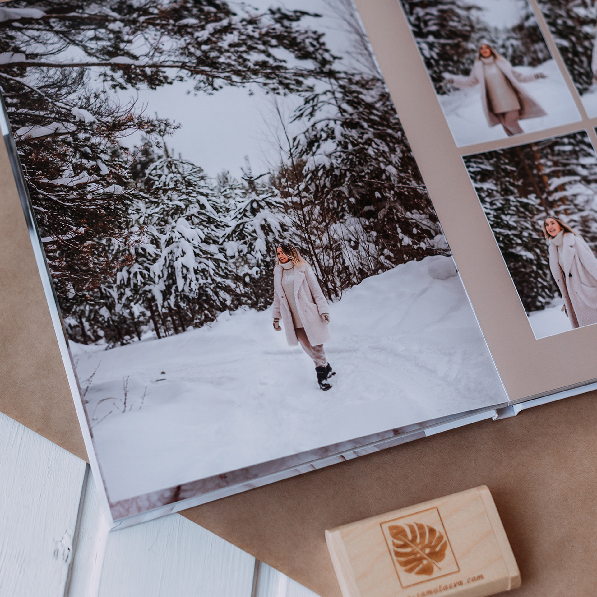 Страницы в ламинации. Свадебный фотограф Алёна Замотаева