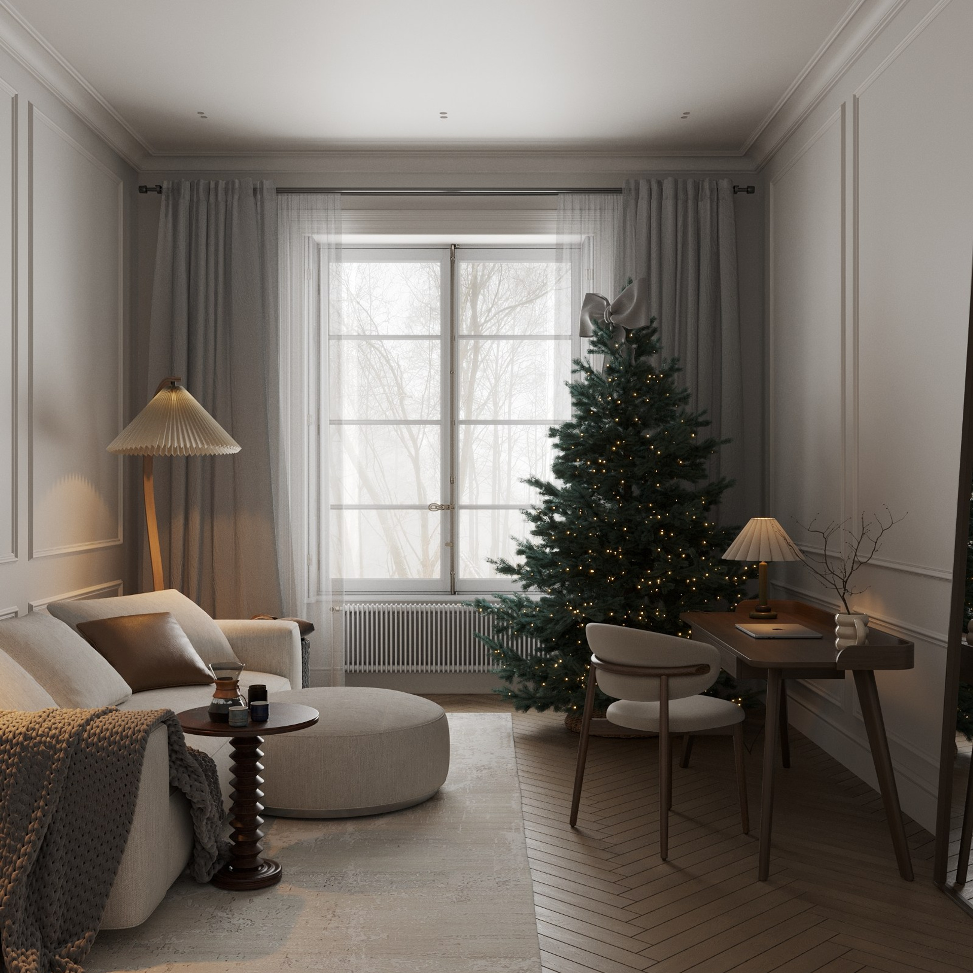 3D визуализация кабинета