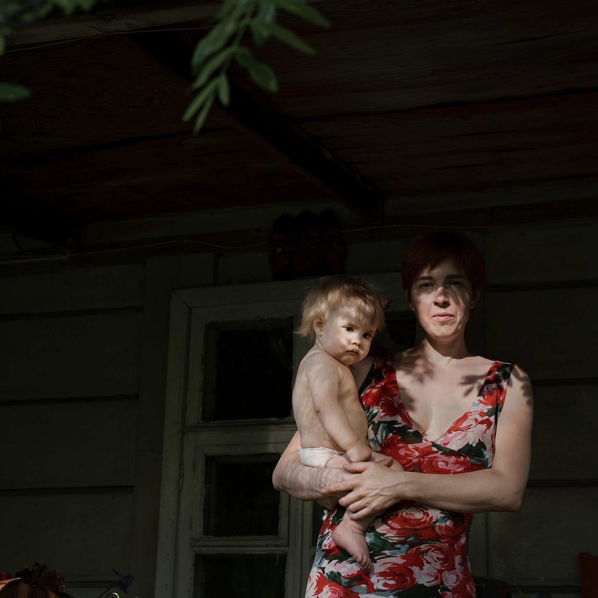 Семья Кати и Коли (съемка на даче)