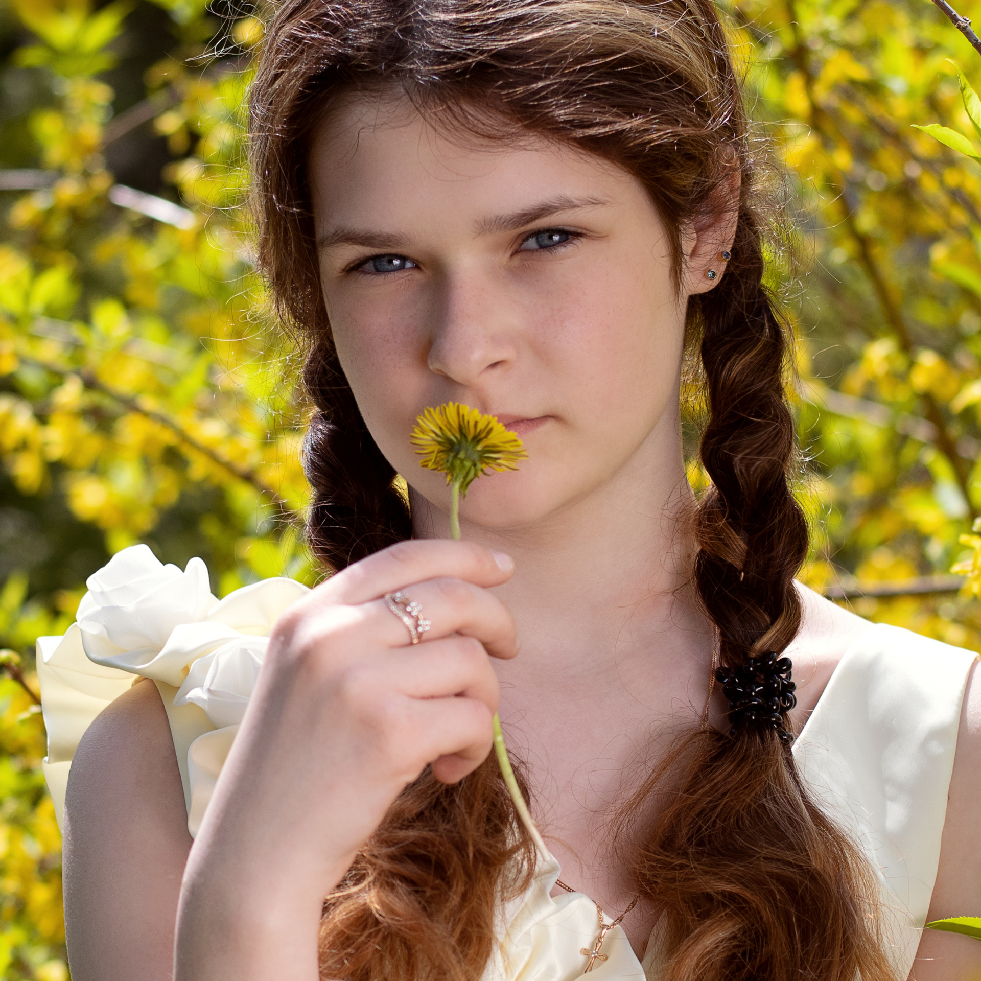 Ольга  - весенняя фотосъемка. Фотографы в Орле Шестопаловы Юлия и Юрий