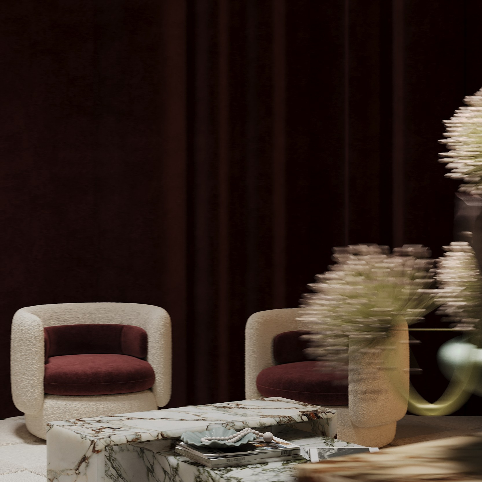 Примерочная в бутике женской одежды. 3D визуализатор интерьера Антонина Ковалёва @kovalevaacg