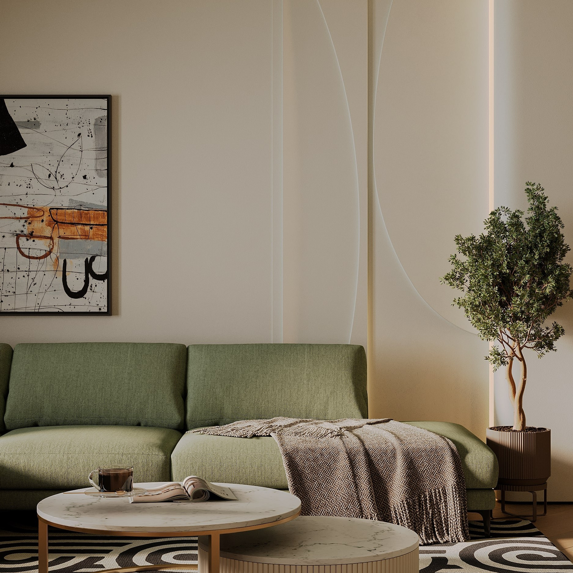 WABI-SABI. 3D визуализатор интерьера Антонина Ковалёва @kovalevaacg