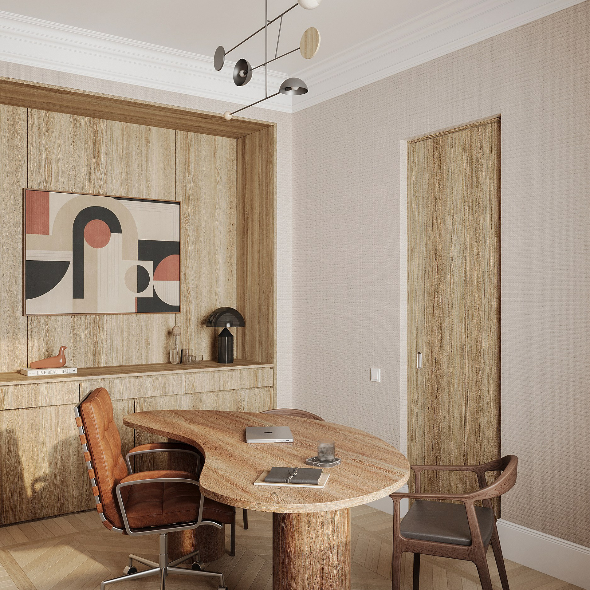 Кабинет. 3D визуализатор интерьера Антонина Ковалёва @kovalevaacg